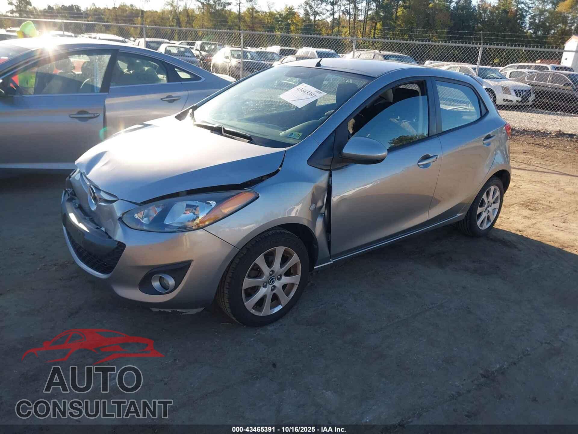 MAZDA MAZDA2 2013 - JM1DE1LY6D0161601