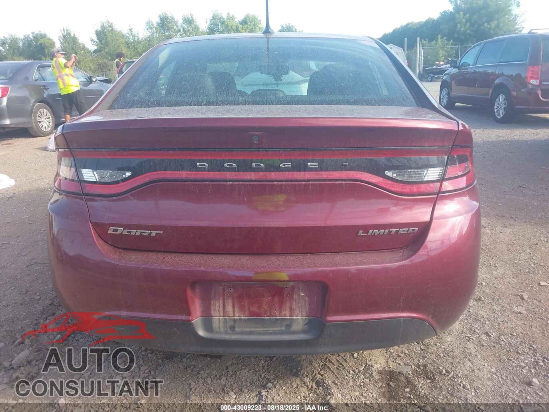 DODGE DART 2015 - 1C3CDFCB6FD205796