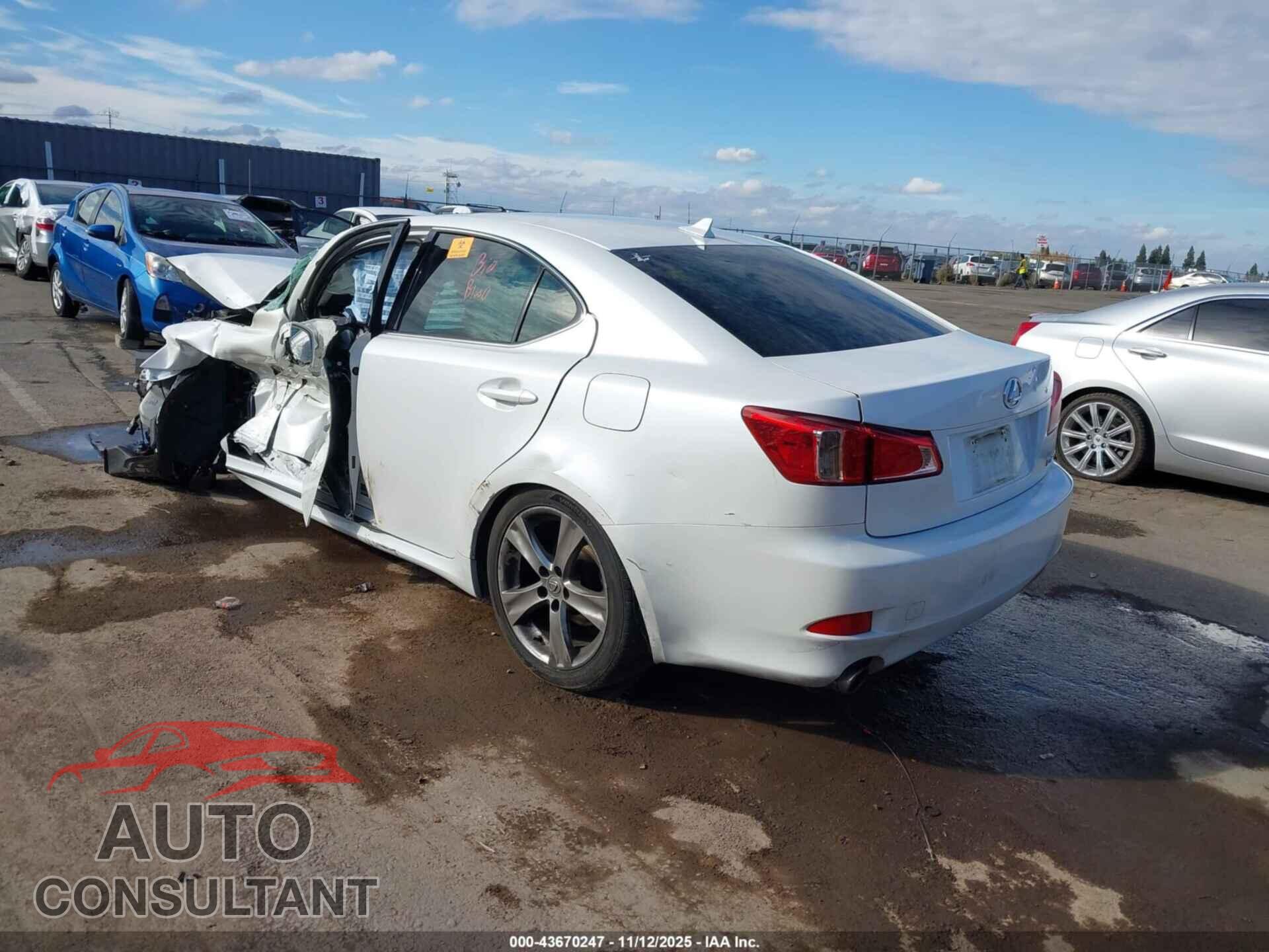 LEXUS IS 250 2012 - JTHBF5C2XC5165612