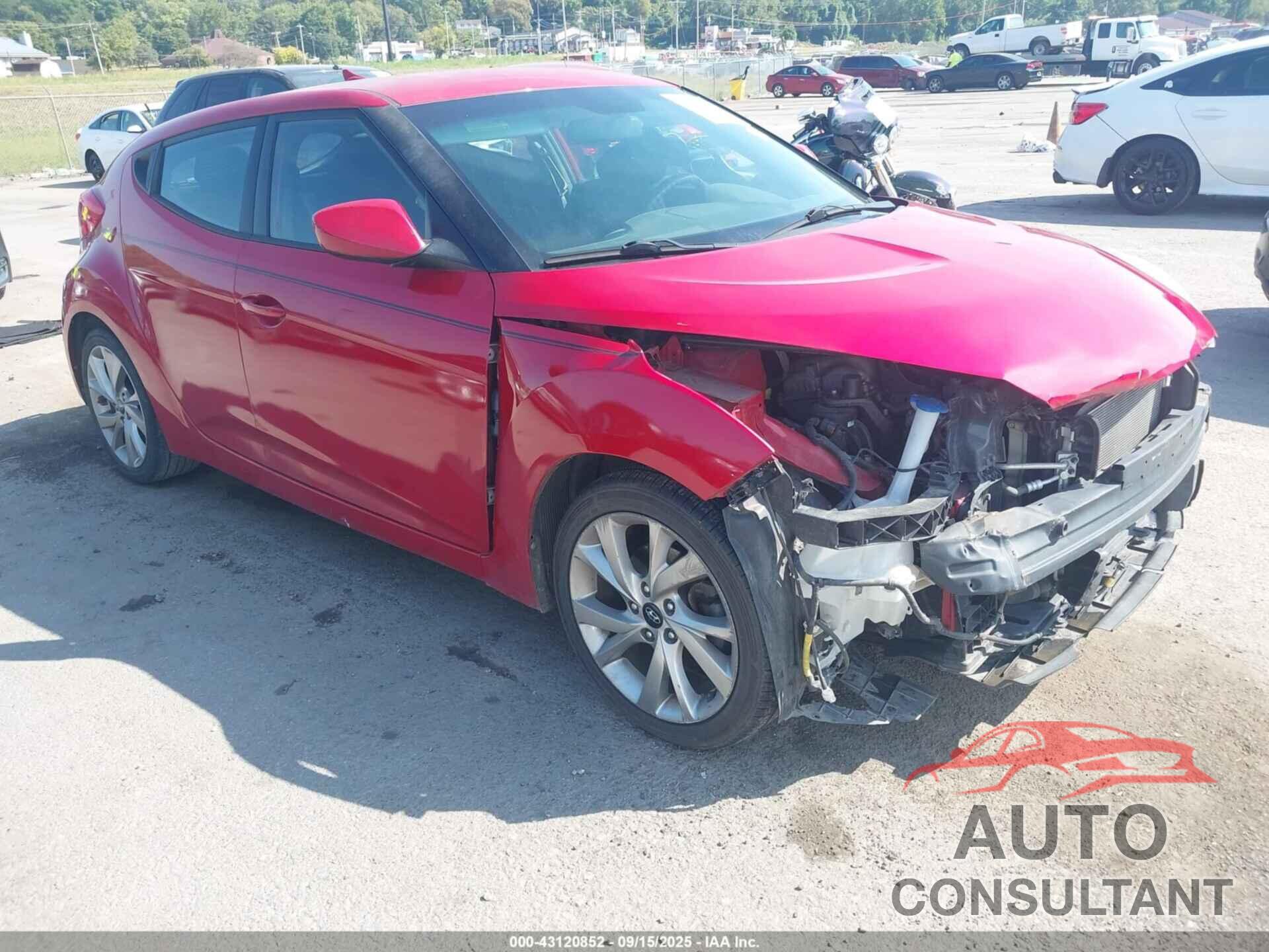 HYUNDAI VELOSTER 2016 - KMHTC6AD8GU280144