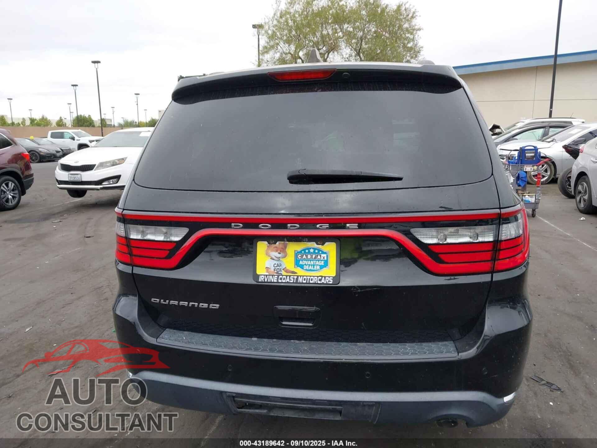 DODGE DURANGO 2017 - 1C4RDHAG4HC709191