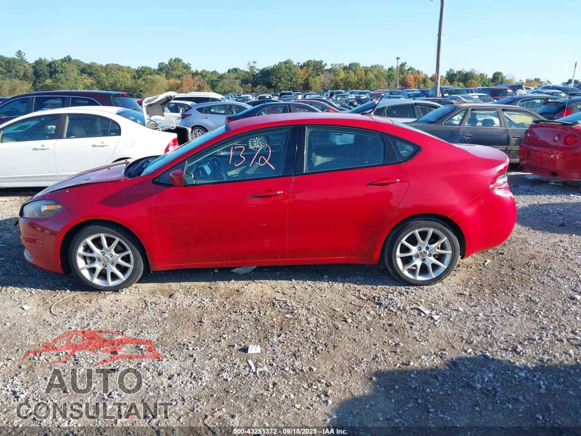 DODGE DART 2013 - 1C3CDFBA4DD322931