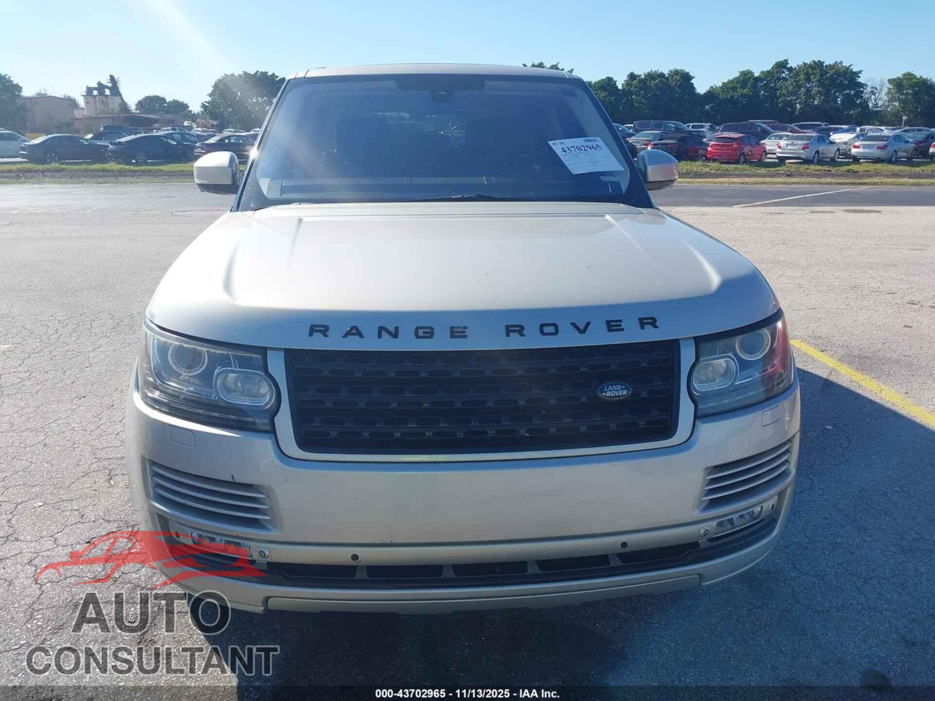 LAND ROVER RANGE ROVER 2014 - SALGS2WF1EA156249