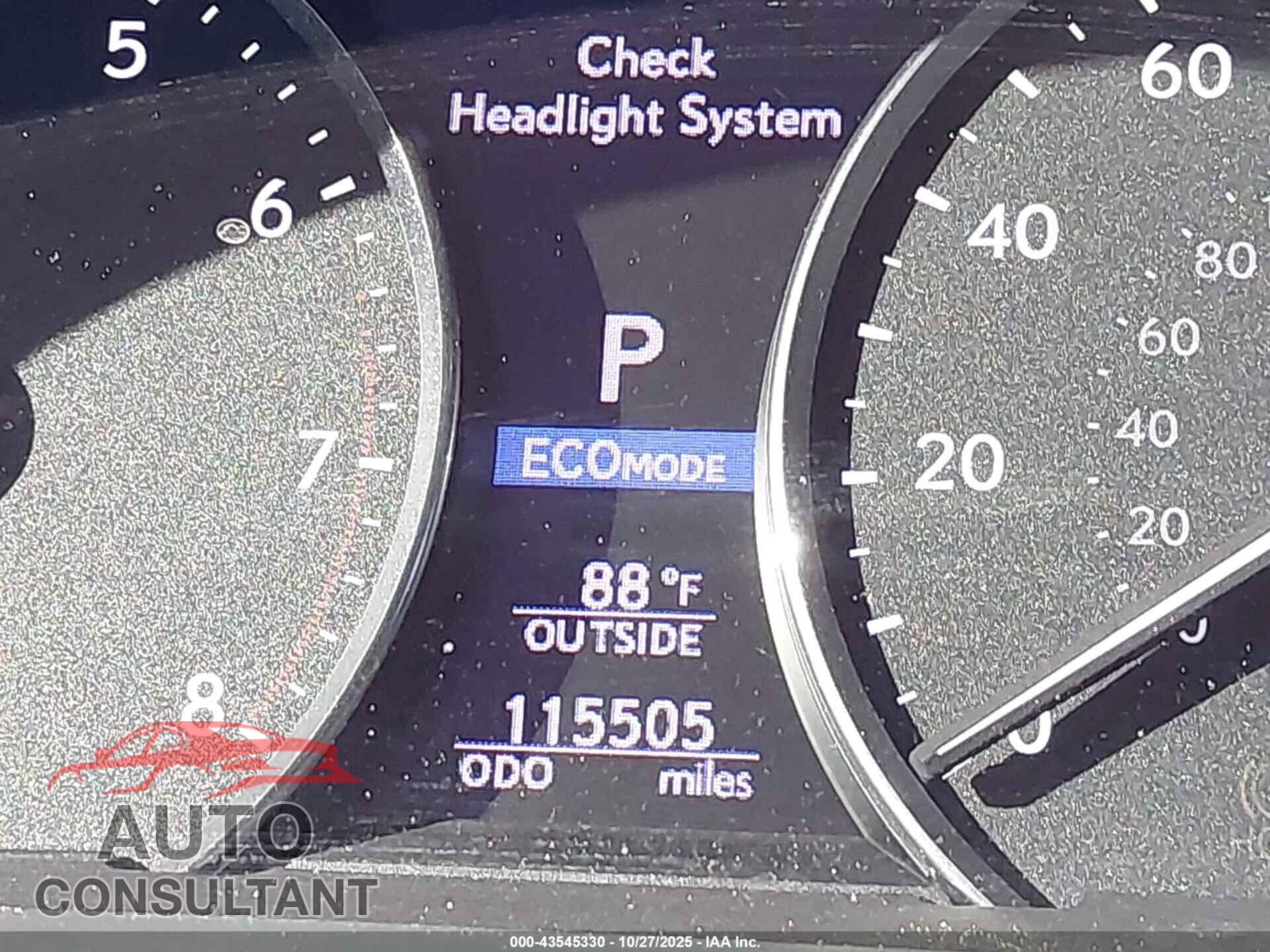 LEXUS LS 460 2013 - JTHBL5EF0D5124951