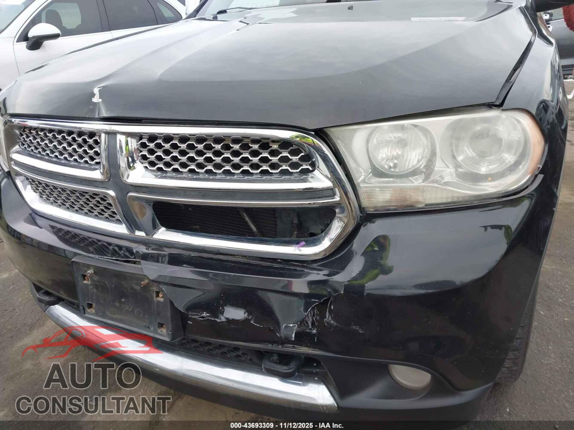 DODGE DURANGO 2012 - 1C4RDJEG6CC147689
