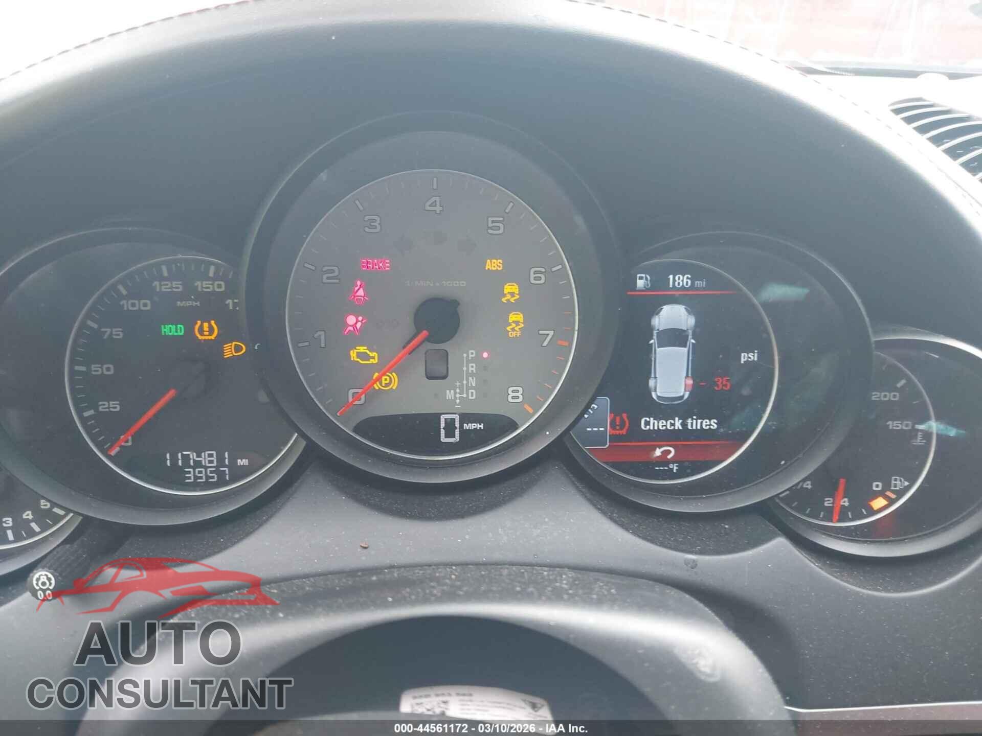 PORSCHE CAYENNE 2015 - WP1AB2A2XFLA60724