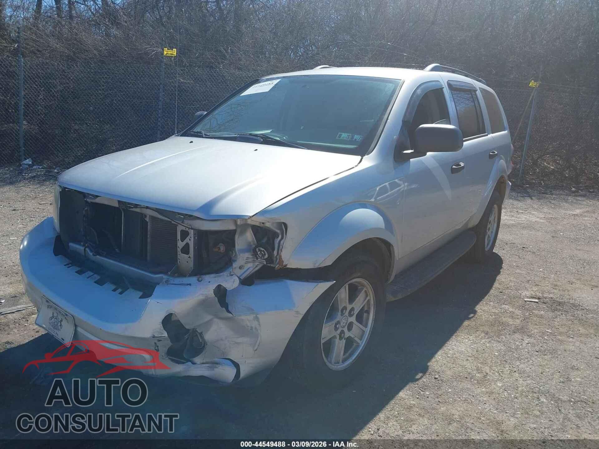 DODGE DURANGO 2009 - 1D8HB38P89F712106