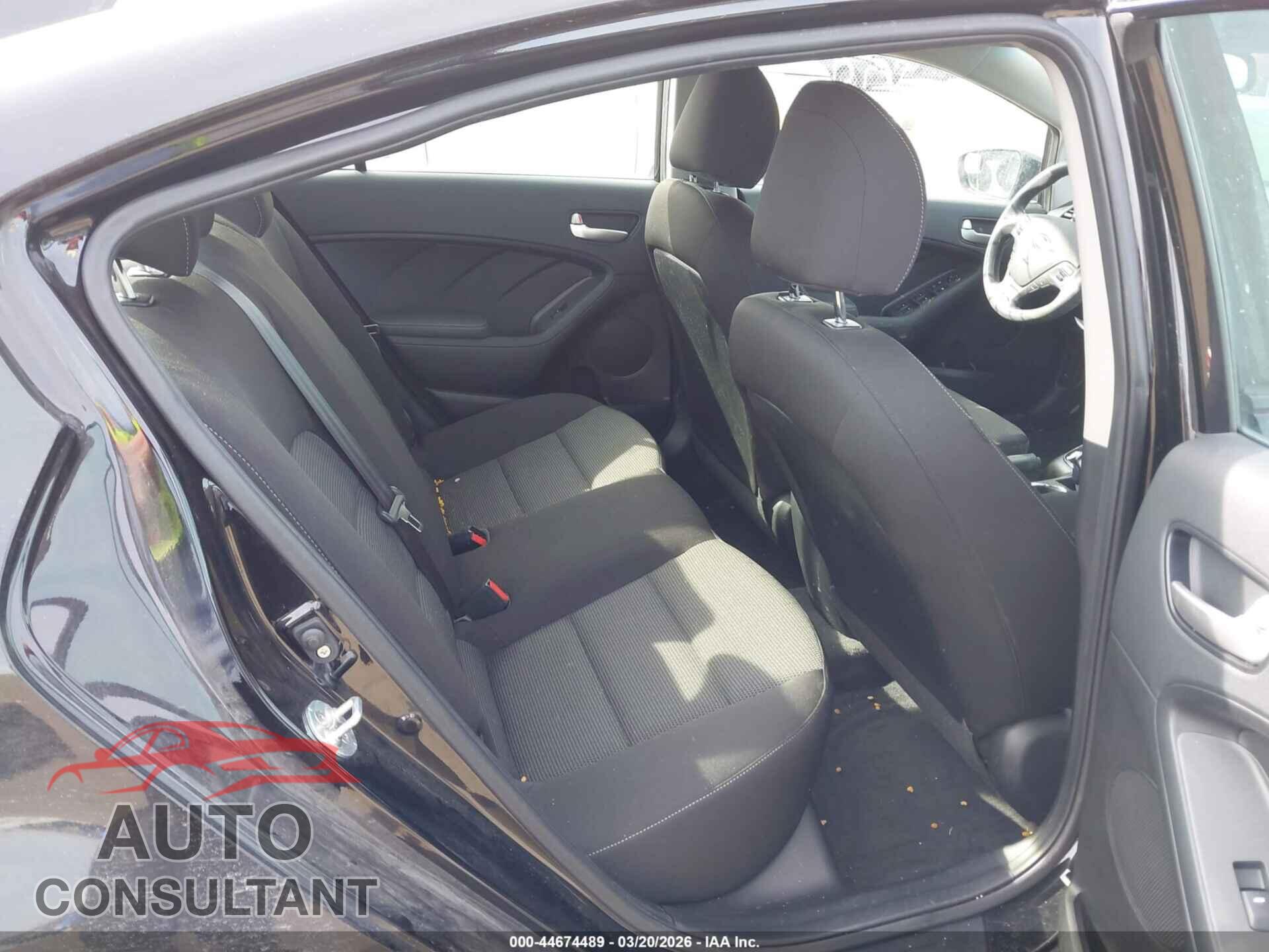 KIA FORTE 2017 - 3KPFK4A72HE096109