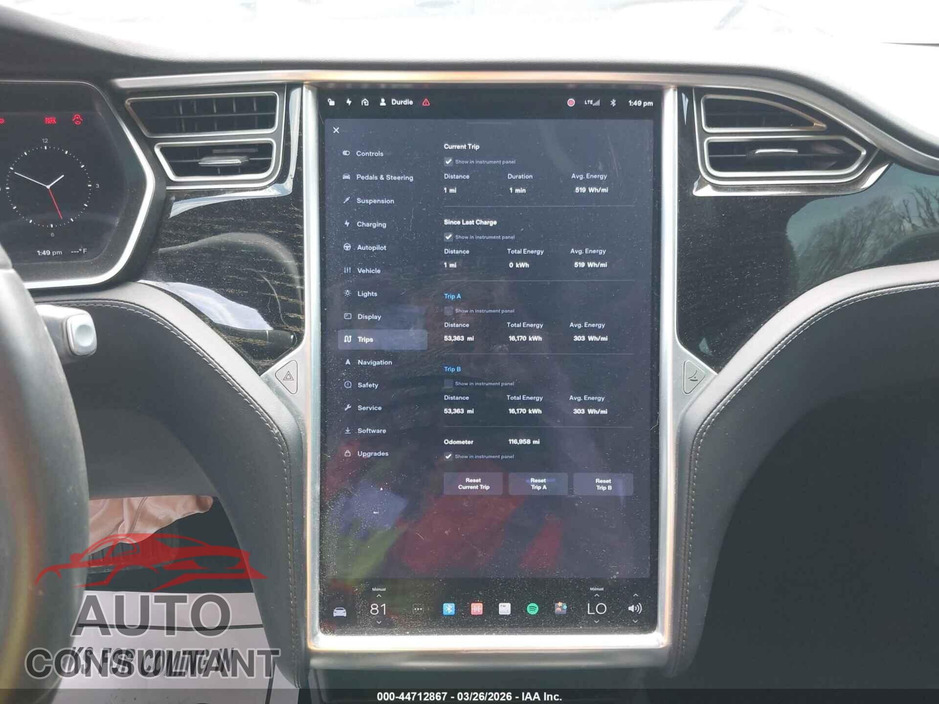 TESLA MODEL S 2017 - 5YJSA1E12HF213980