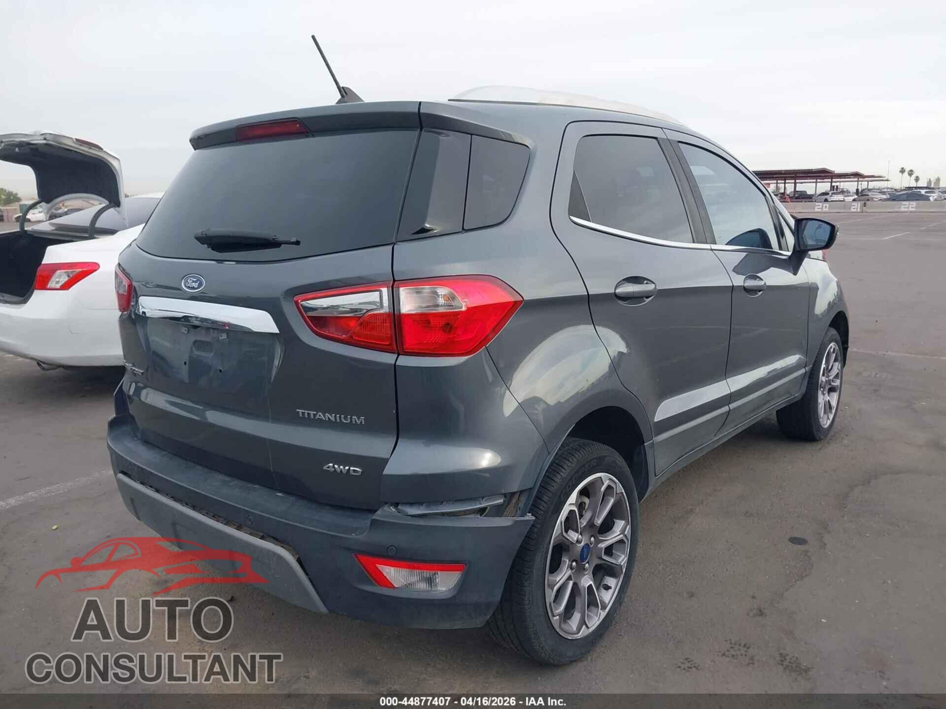 FORD ECOSPORT 2020 - MAJ6S3KL5LC339679