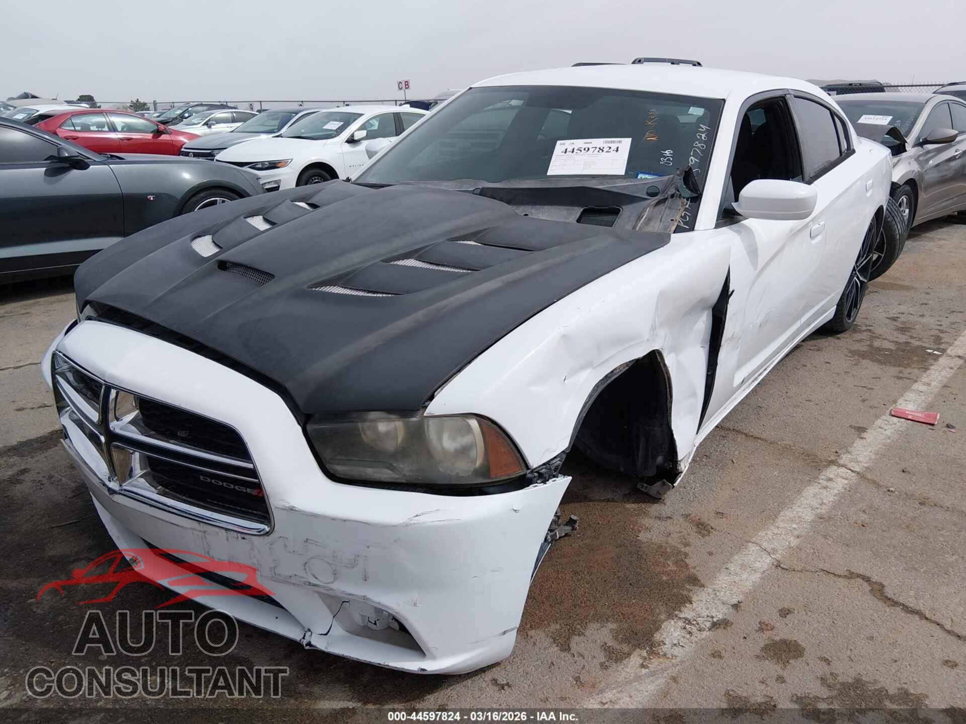 DODGE CHARGER 2012 - 2C3CDXBG2CH214660