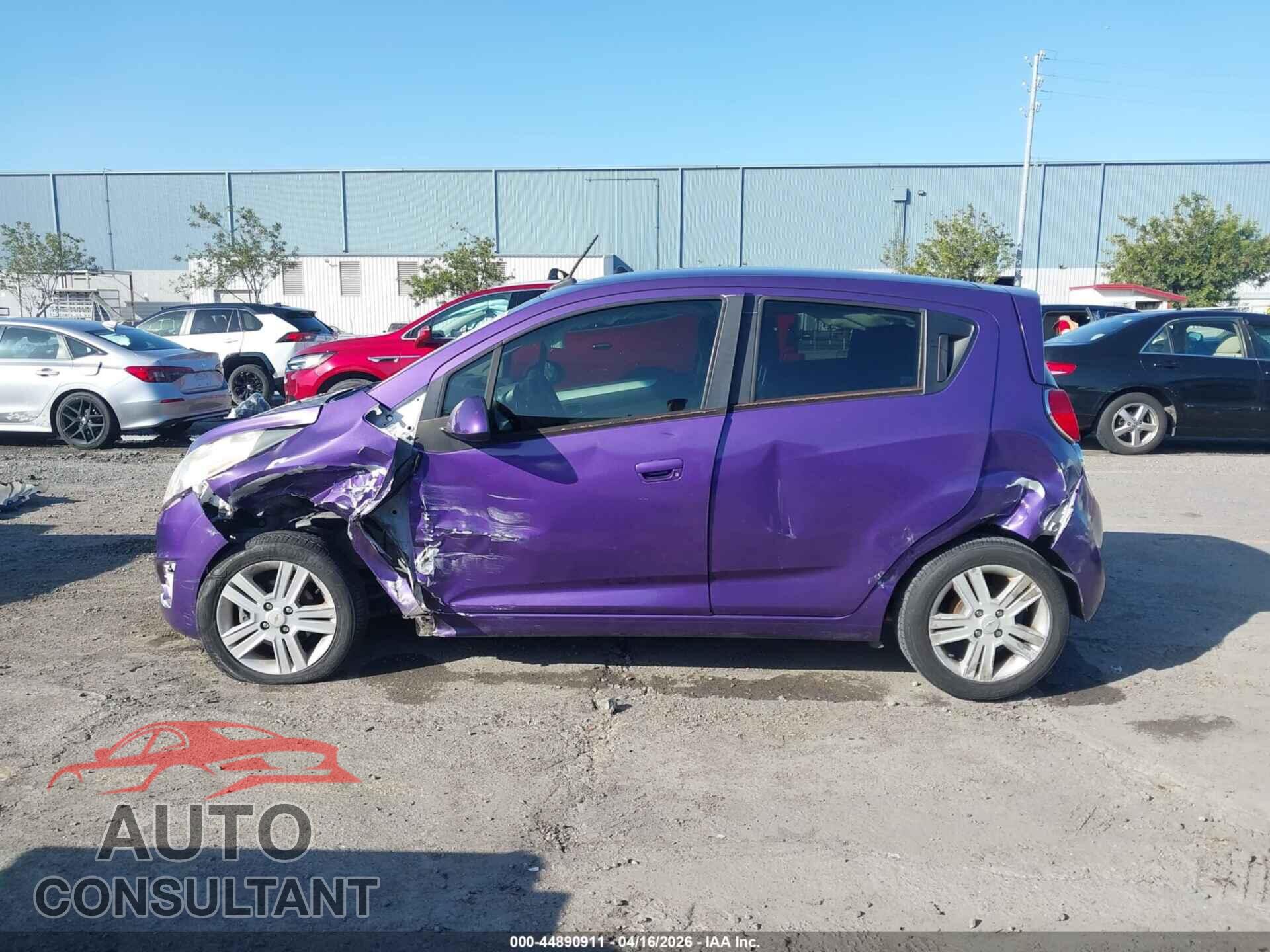 CHEVROLET SPARK 2013 - KL8CD6S93DC507293