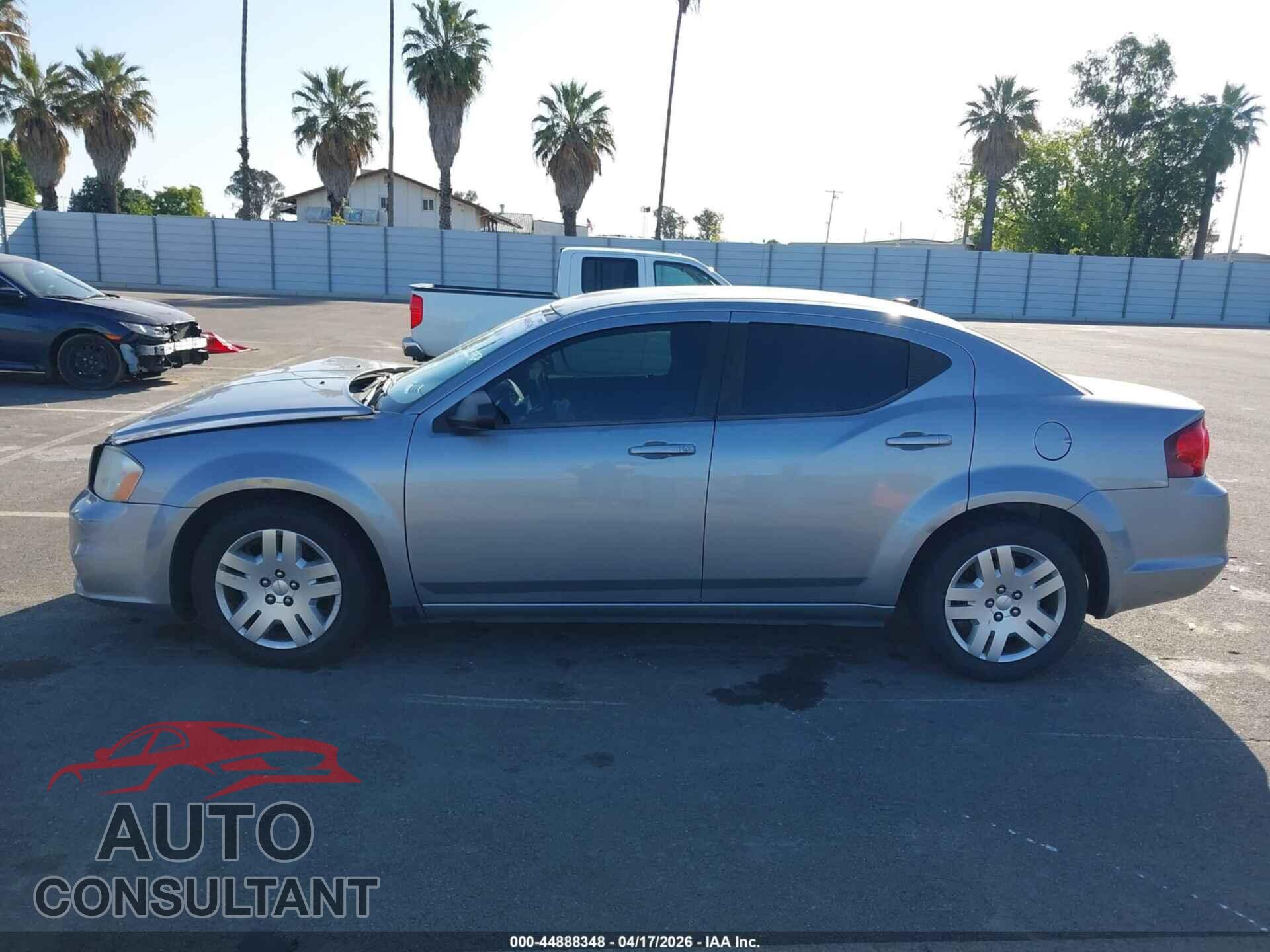DODGE AVENGER 2013 - 1C3CDZAB0DN741929