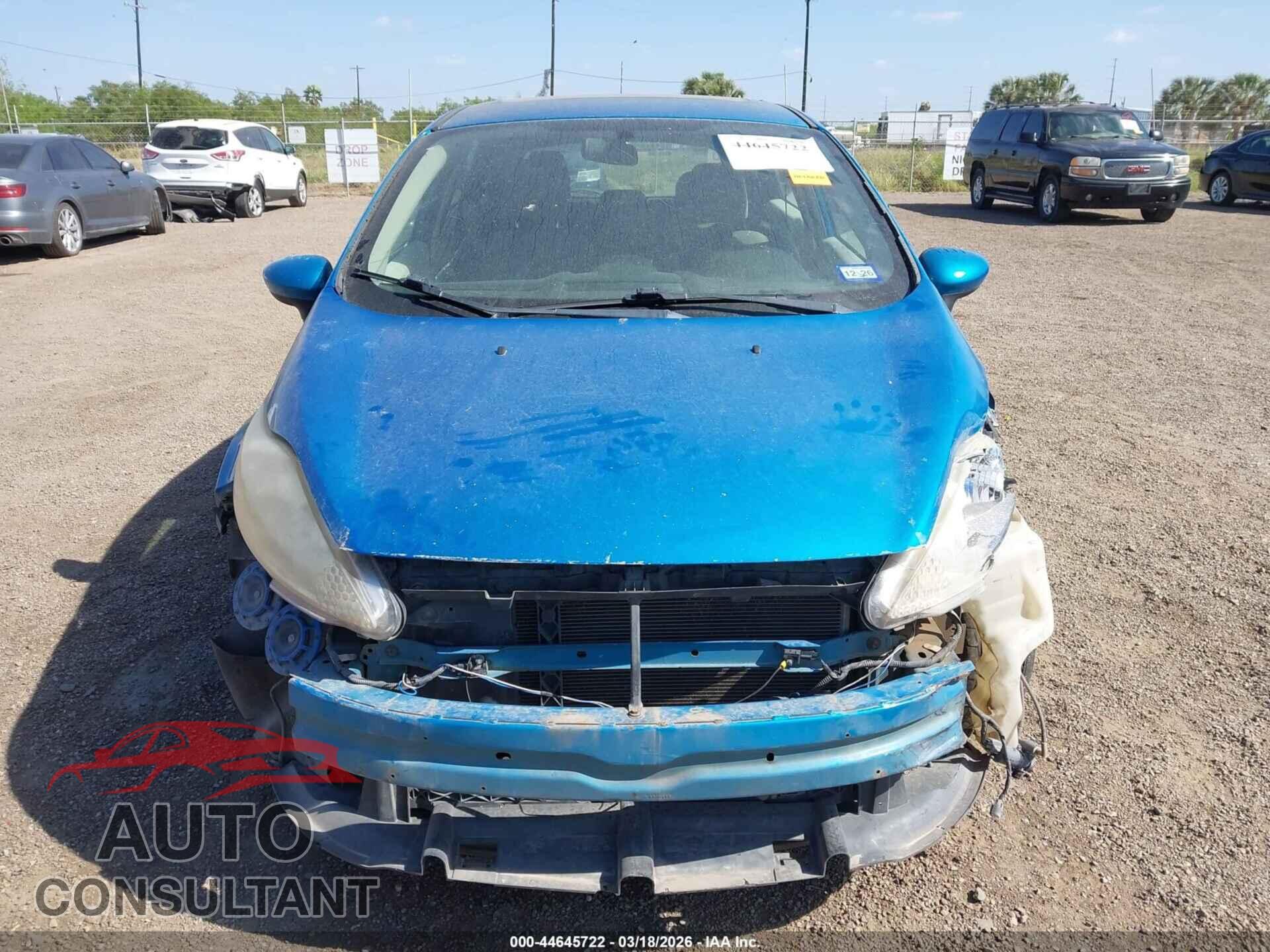 FORD FIESTA 2012 - 3FADP4EJ5CM199057