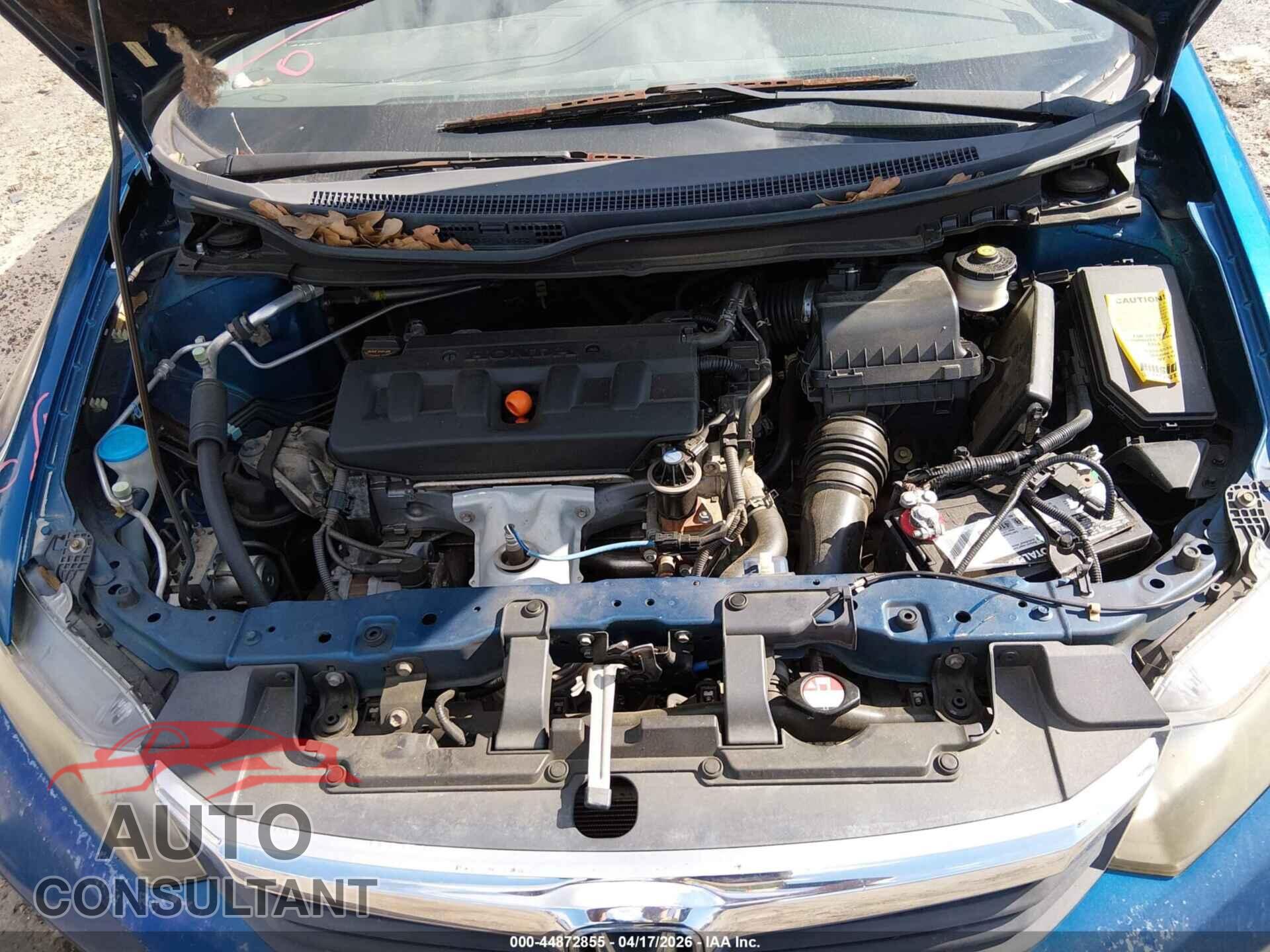 HONDA CIVIC 2012 - 19XFB2F59CE341458