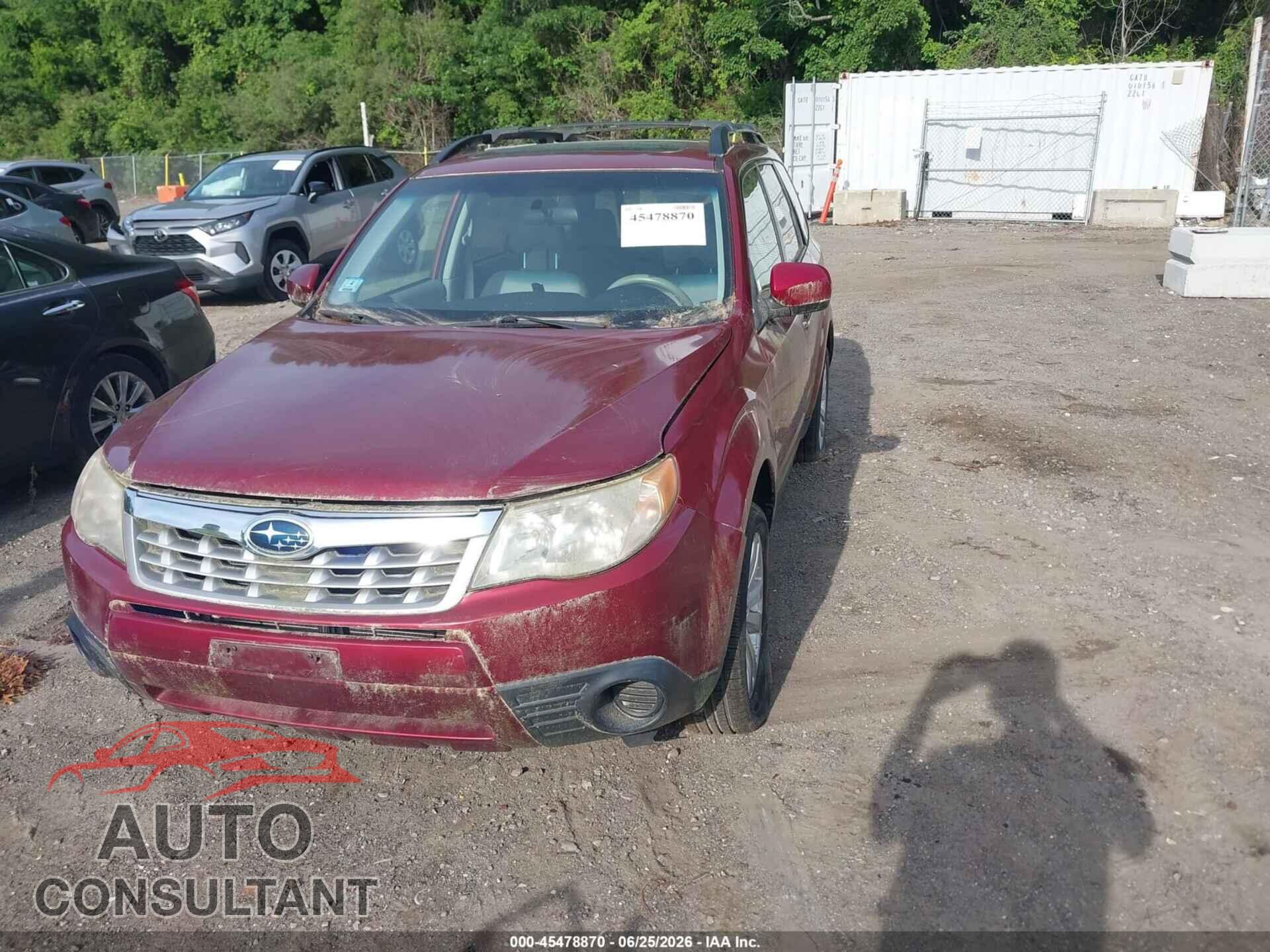 SUBARU FORESTER 2012 - JF2SHADC0CG401444