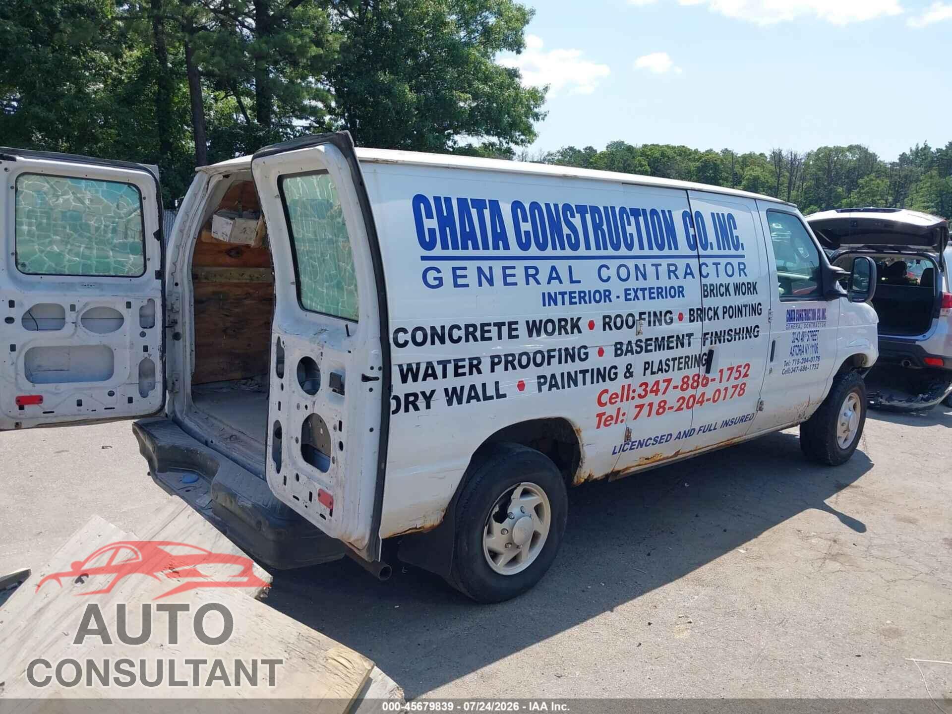 FORD E-250 2011 - 1FTNE2EW2BDA20004
