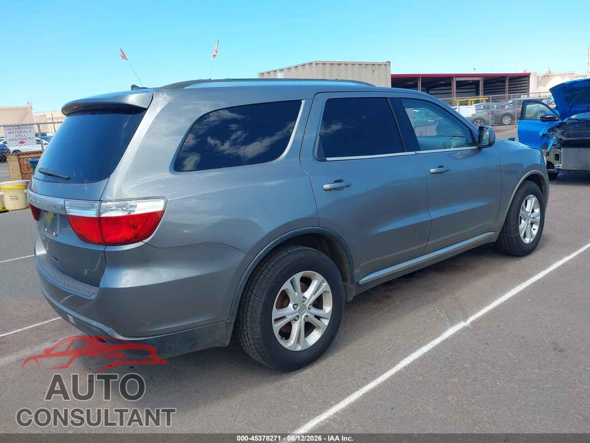 DODGE DURANGO 2012 - 1C4RDHAG8CC113834