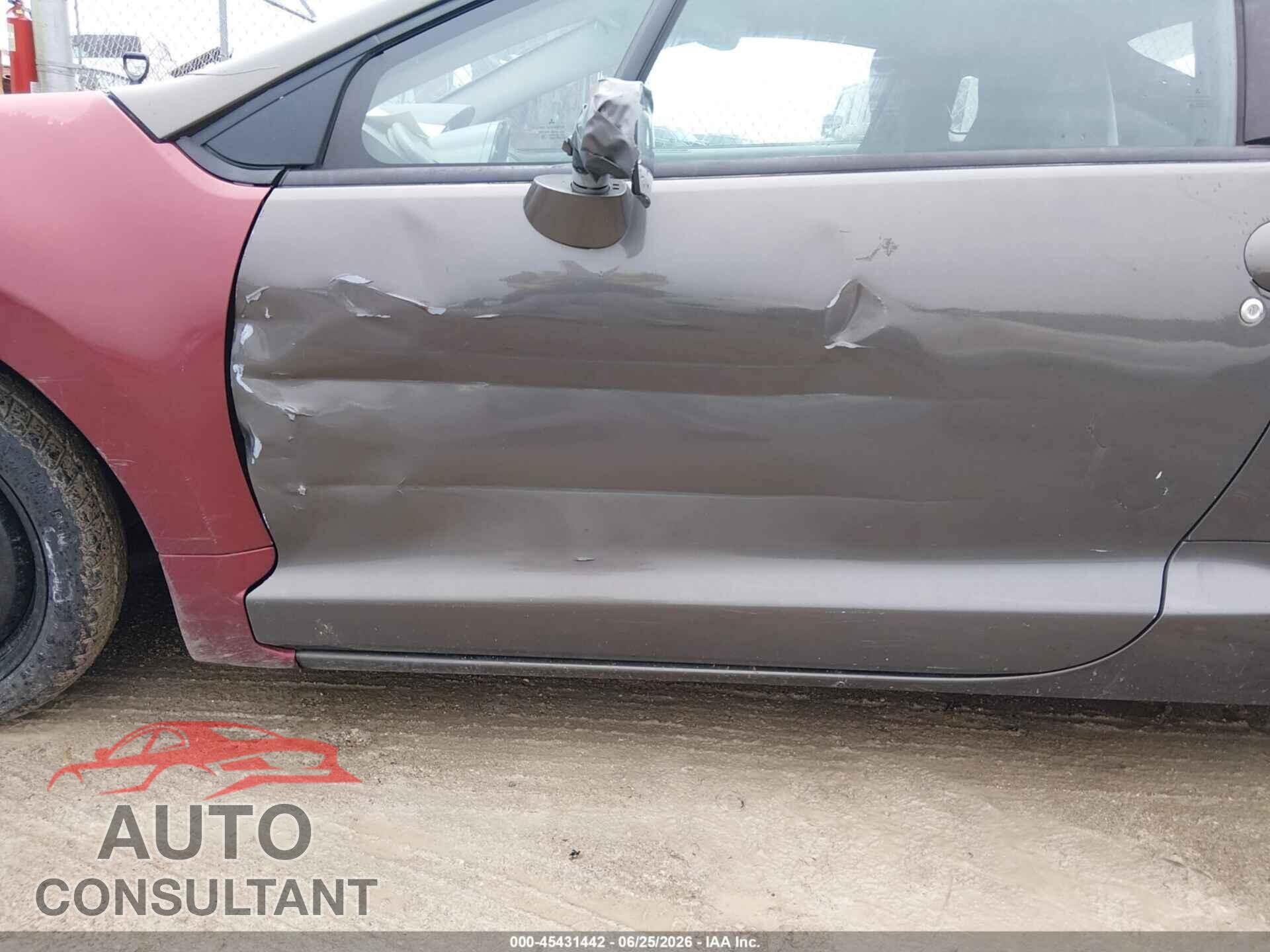 MITSUBISHI ECLIPSE 2011 - 4A31K5DF7BE017133