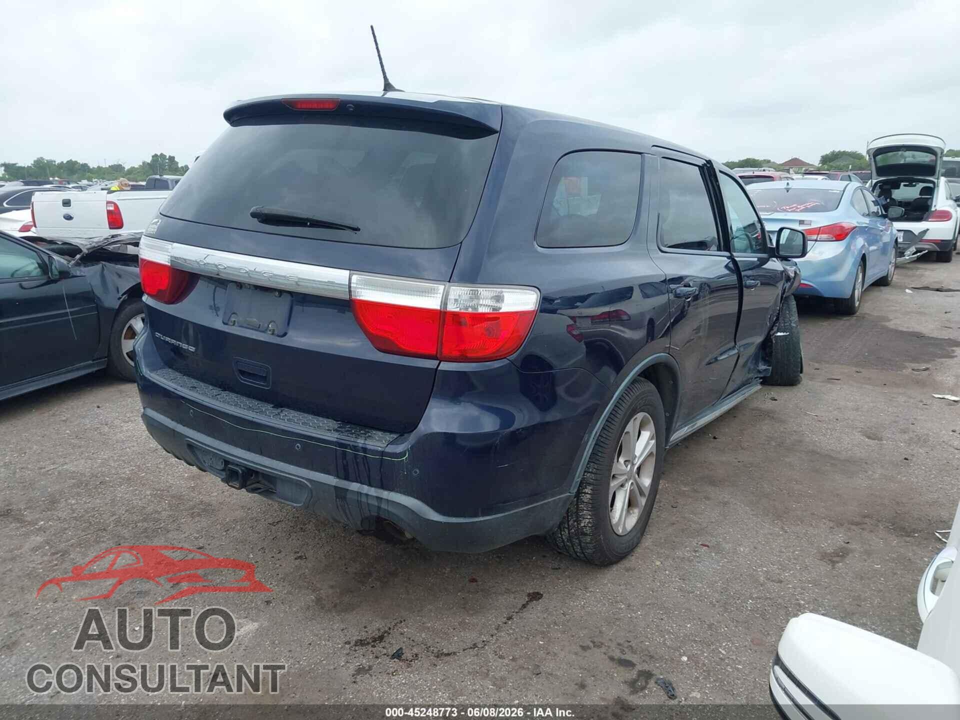 DODGE DURANGO 2013 - 1C4RDHAGXDC696635