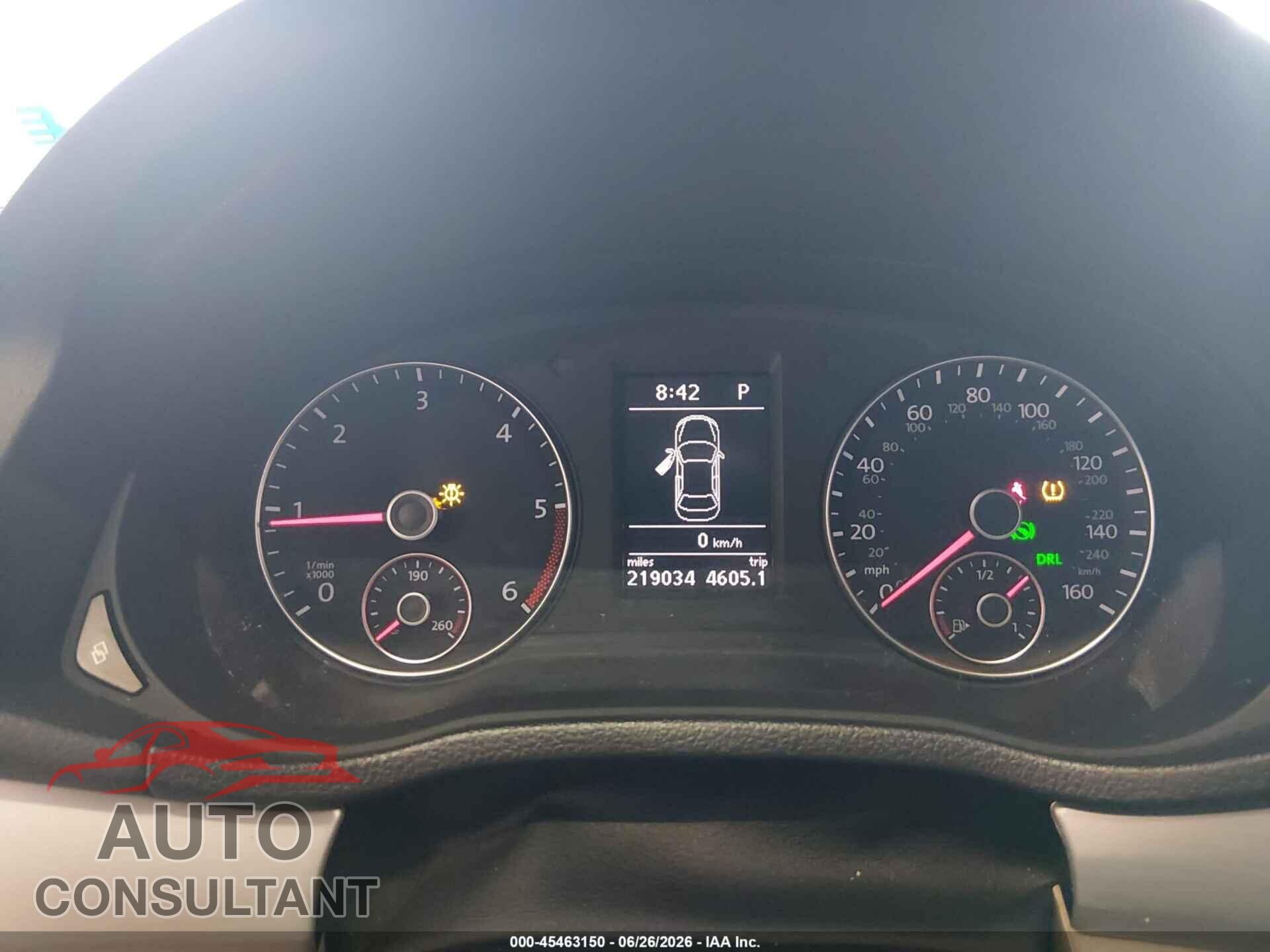 VOLKSWAGEN PASSAT 2012 - 1VWBN7A37CC063530