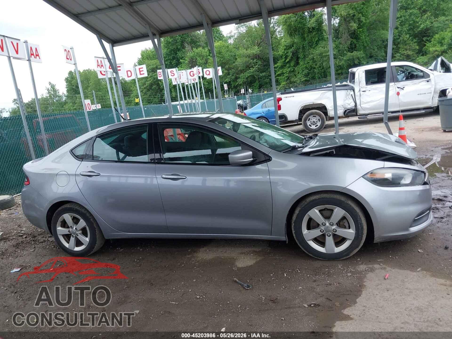 DODGE DART 2015 - 1C3CDFBB6FD390496