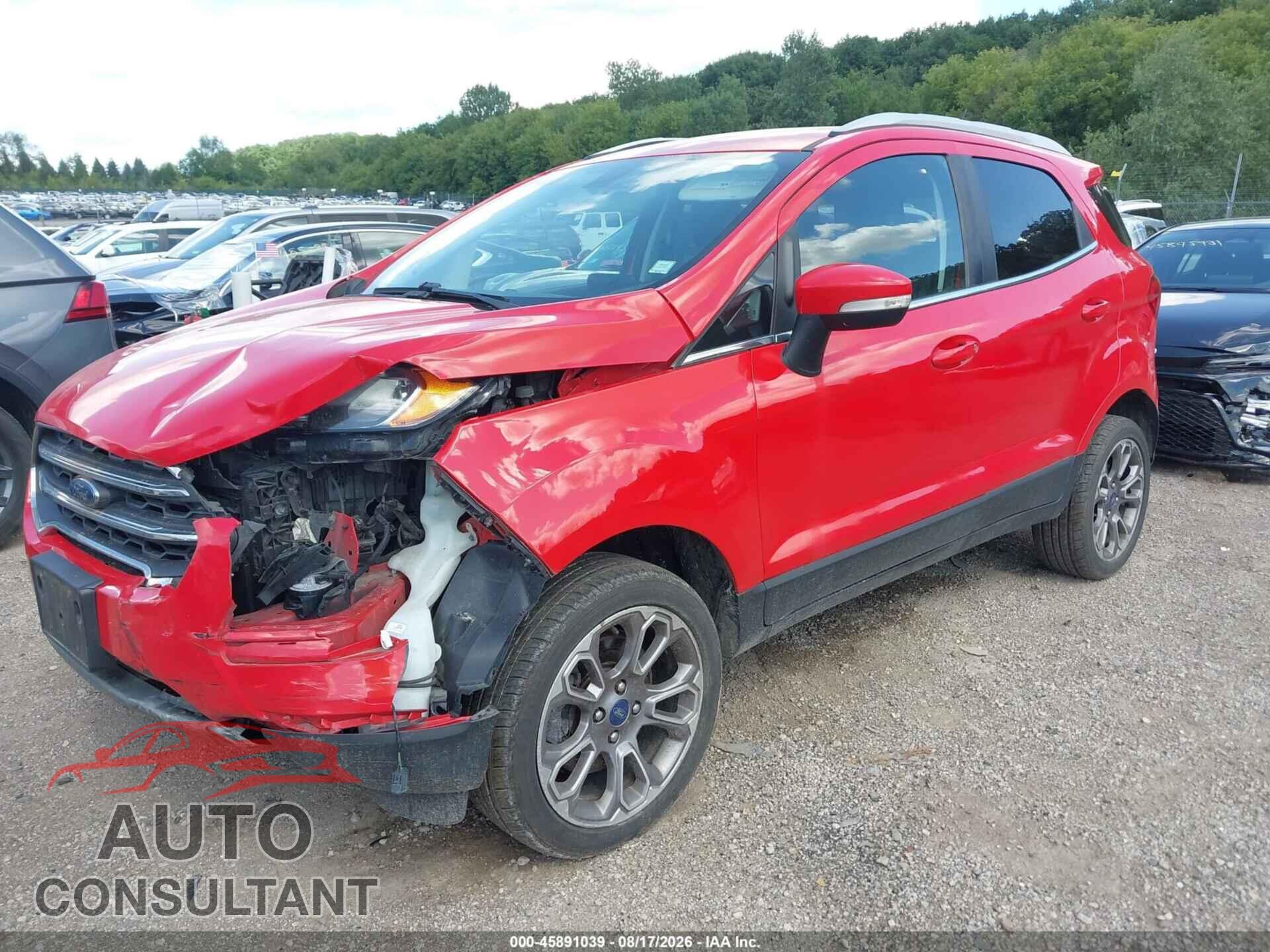 FORD ECOSPORT 2020 - MAJ6S3KL6LC340596