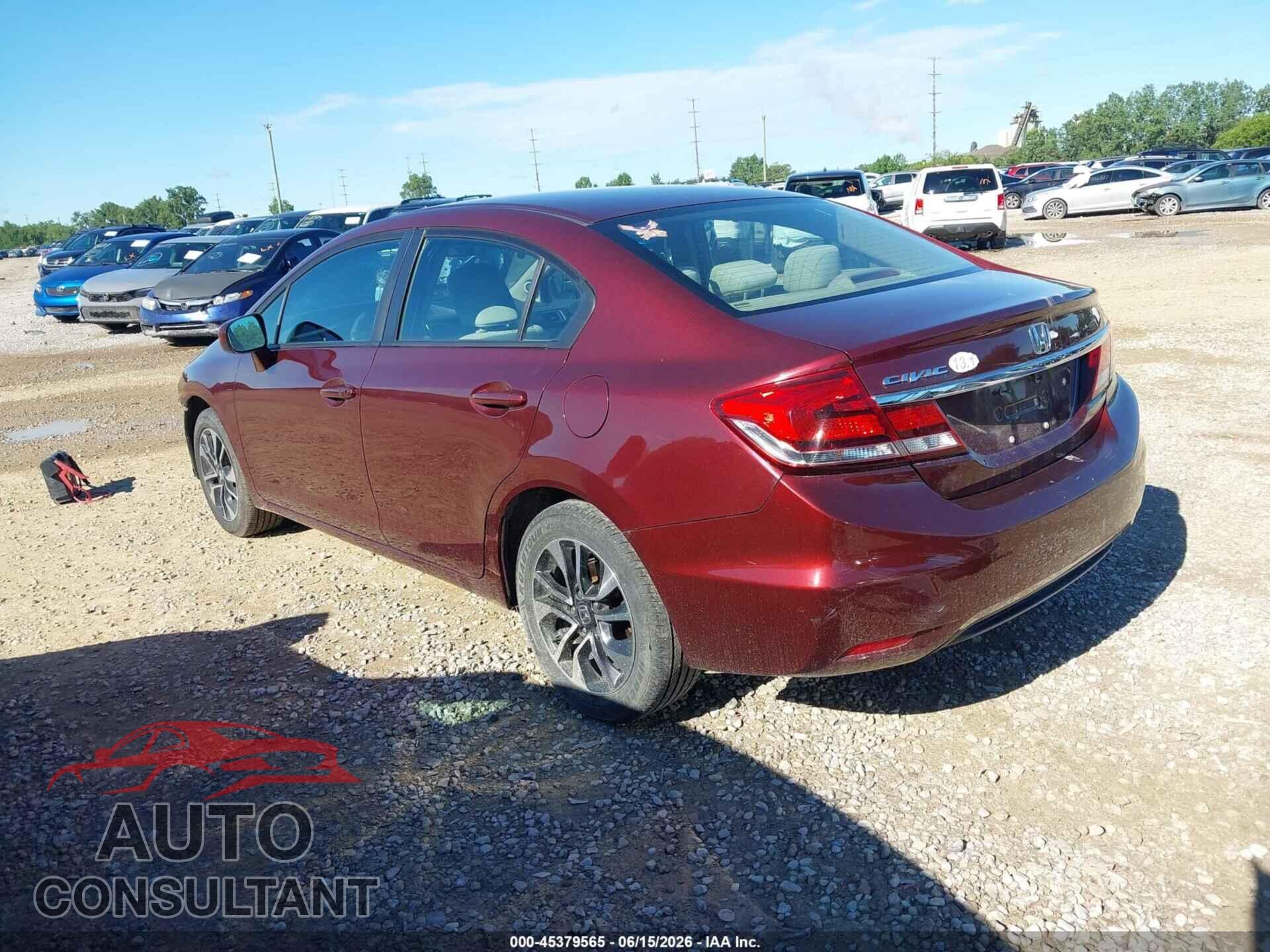HONDA CIVIC 2014 - 19XFB2F83EE022425
