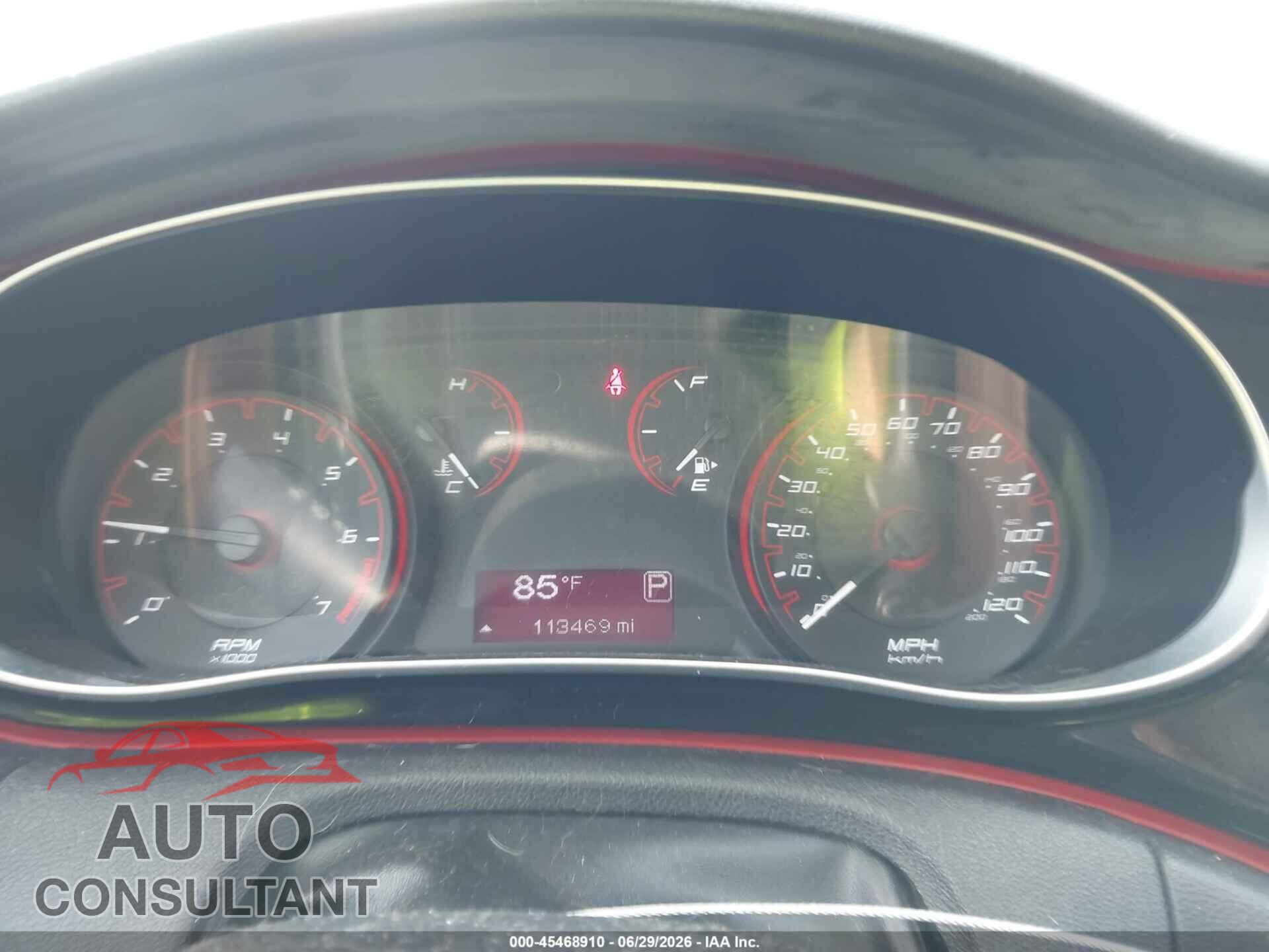 DODGE DART 2016 - 1C3CDFAA1GD591796