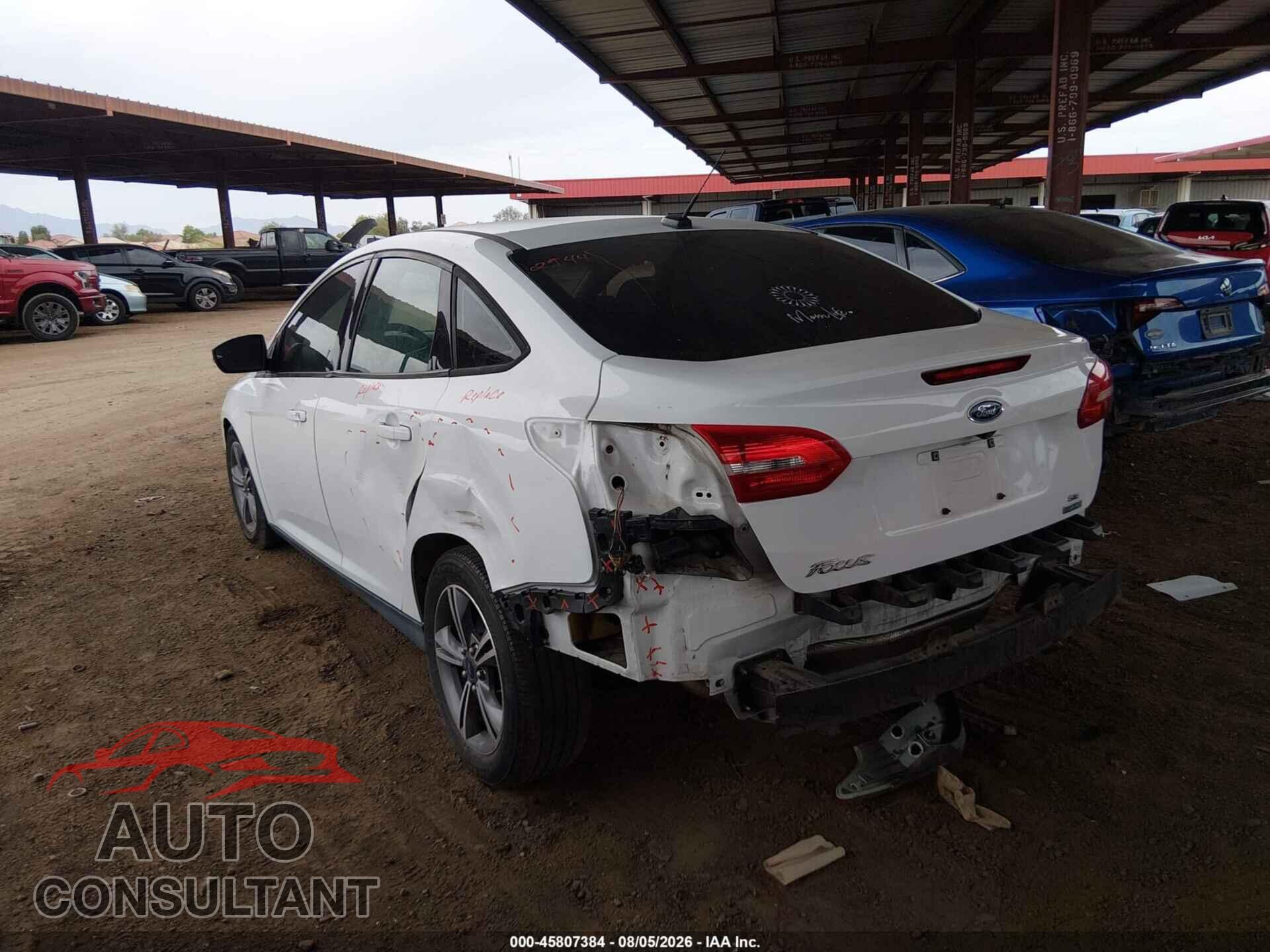 FORD FOCUS 2016 - 1FADP3FE3GL258562