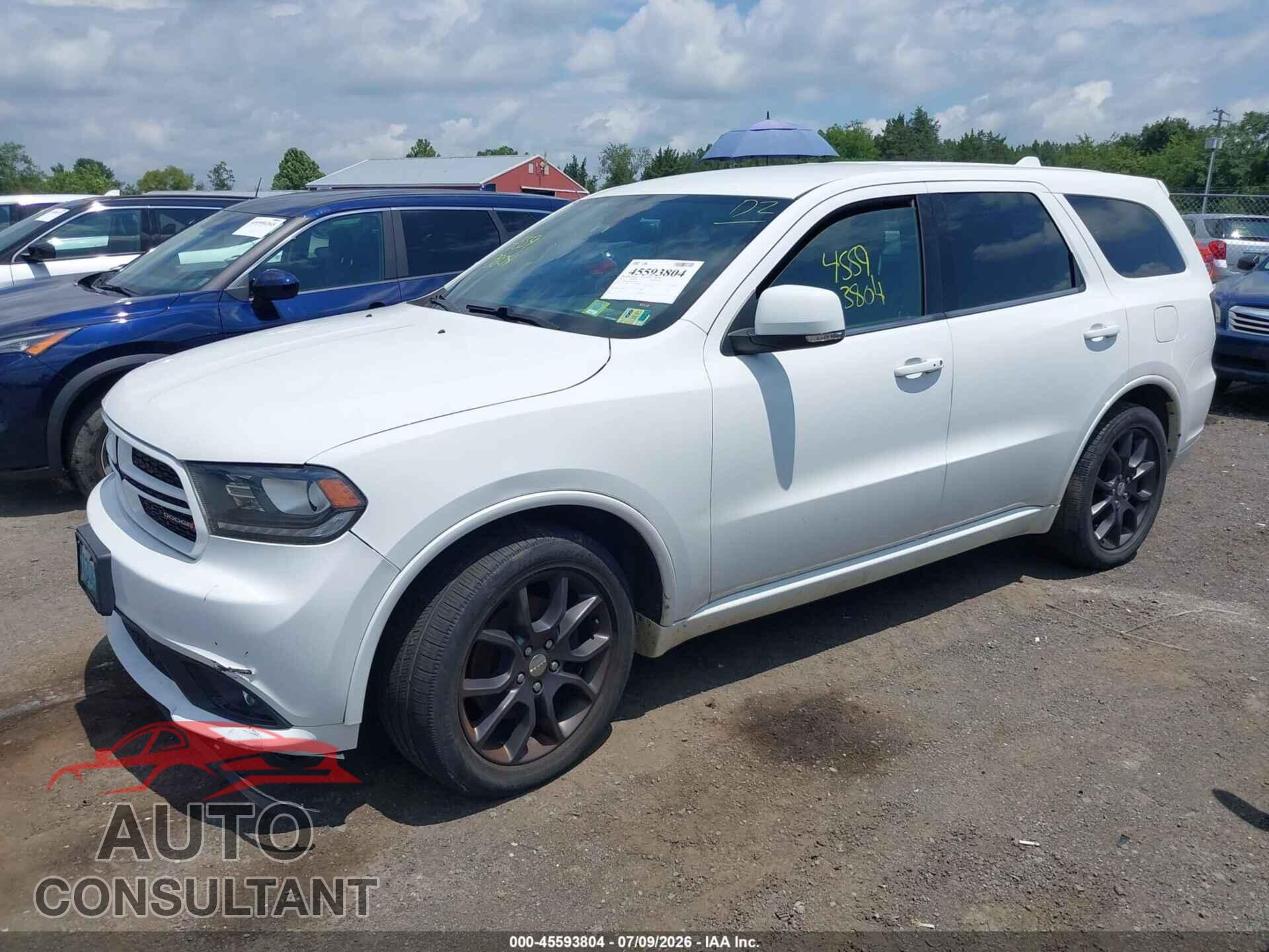 DODGE DURANGO 2017 - 1C4SDJCTXHC732980