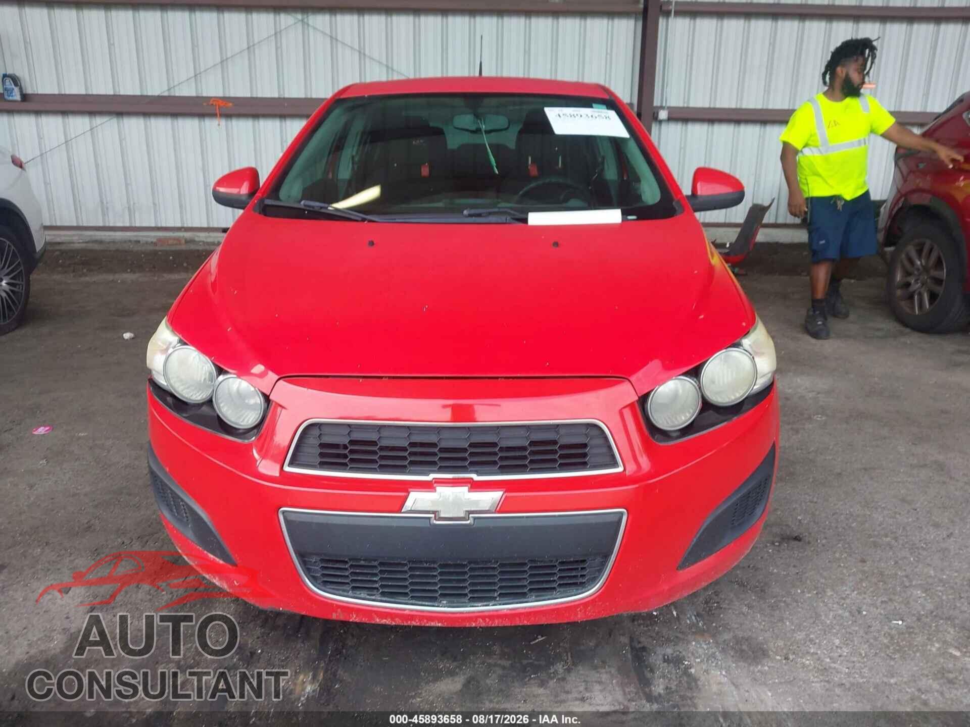 CHEVROLET SONIC 2014 - 1G1JC5SH4E4207270