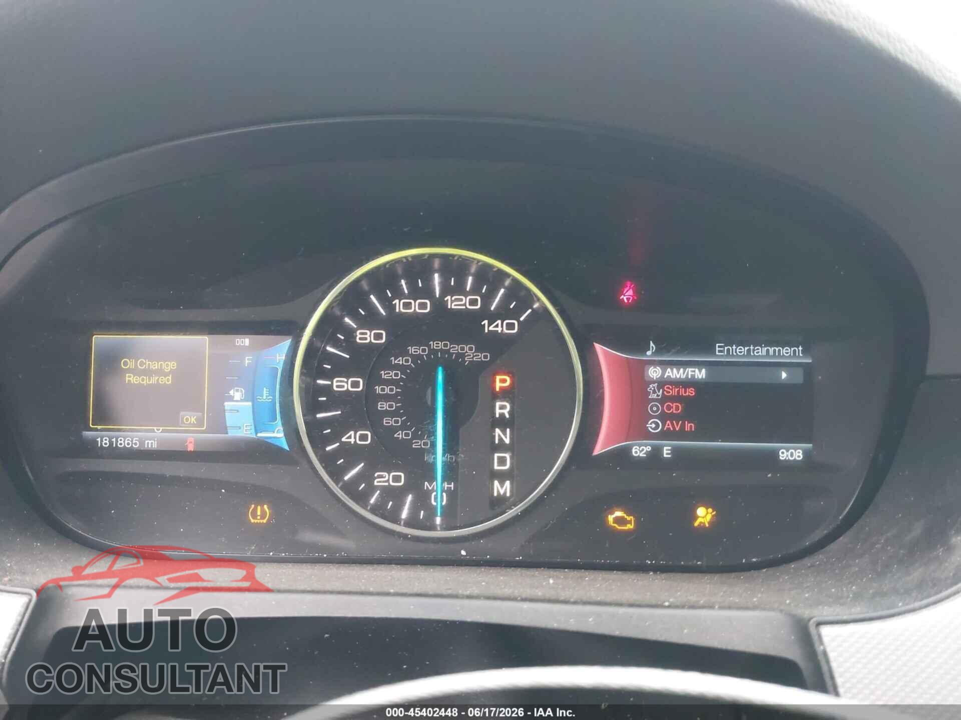 FORD EDGE 2012 - 2FMDK3JC5CBA87169