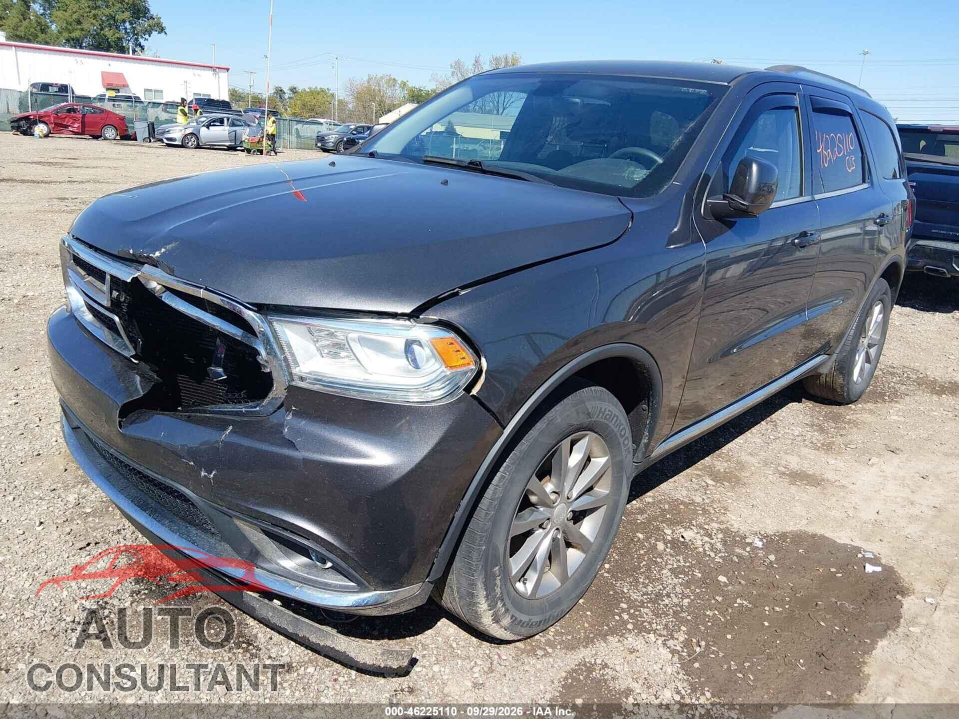 DODGE DURANGO 2017 - 1C4RDJAG6HC833664