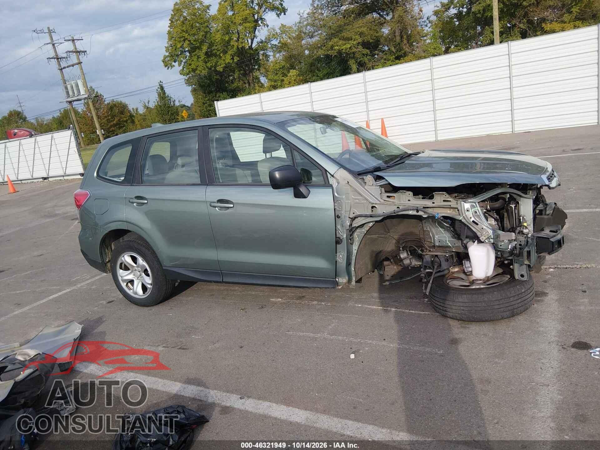 SUBARU FORESTER 2017 - JF2SJAAC5HH502800