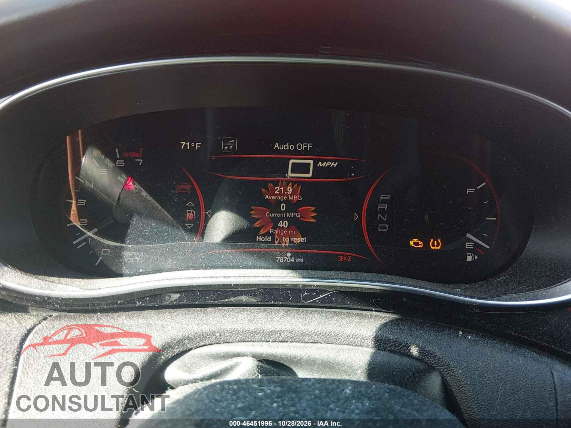 DODGE DART 2013 - 1C3CDFAH7DD320024