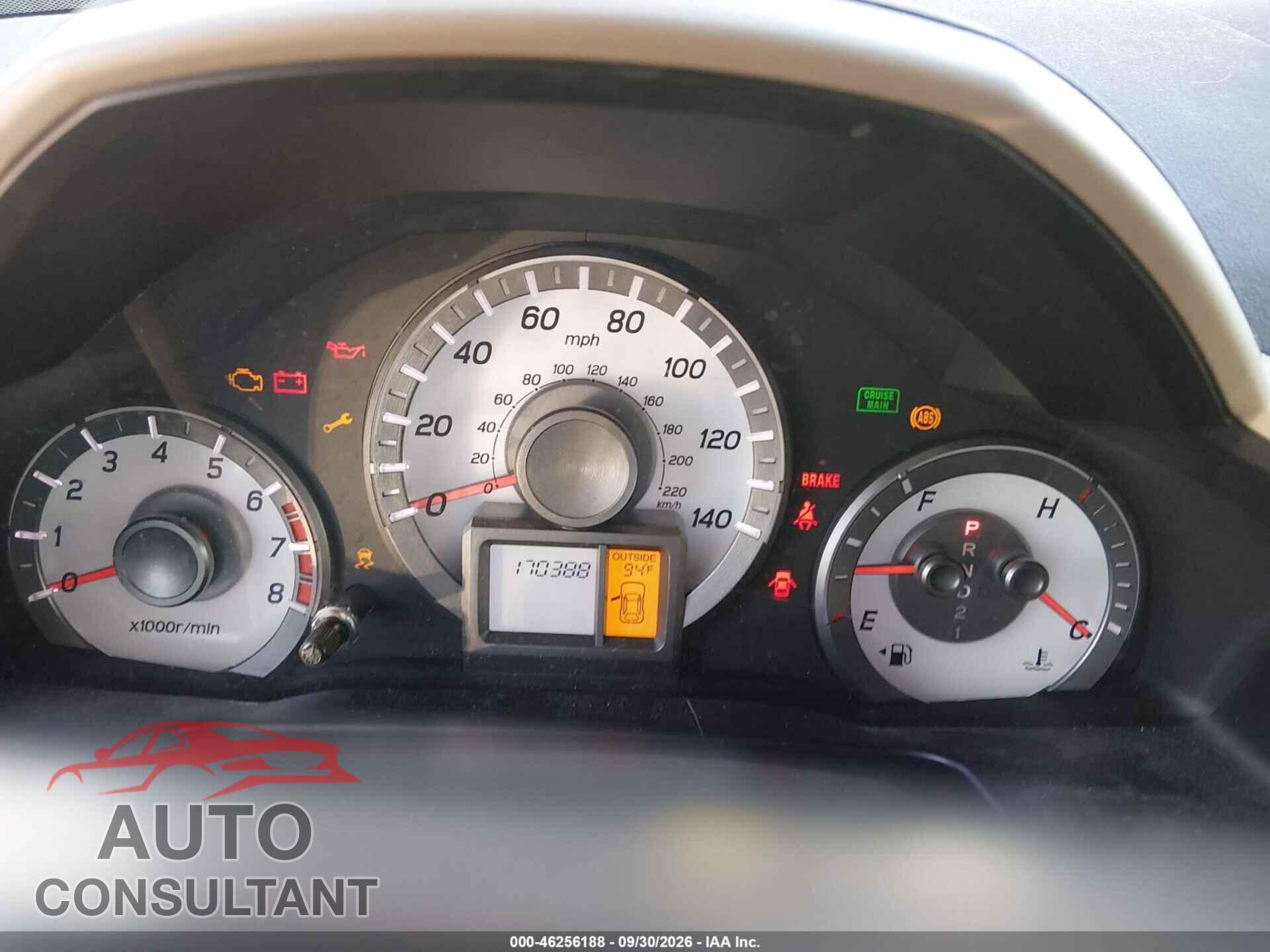 HONDA PILOT 2013 - 5FNYF4H51DB073796