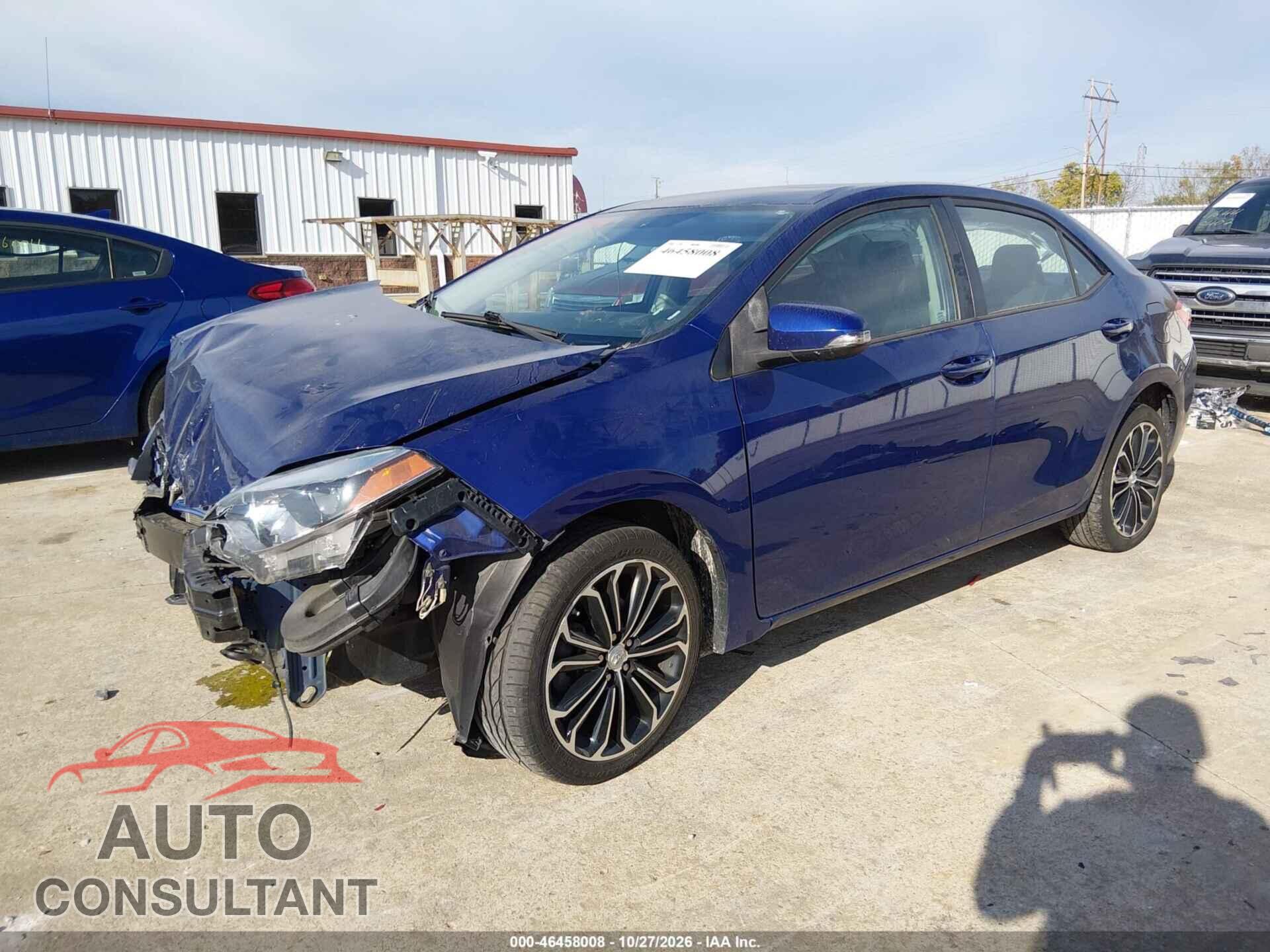 TOYOTA COROLLA 2015 - 2T1BURHEXFC459956