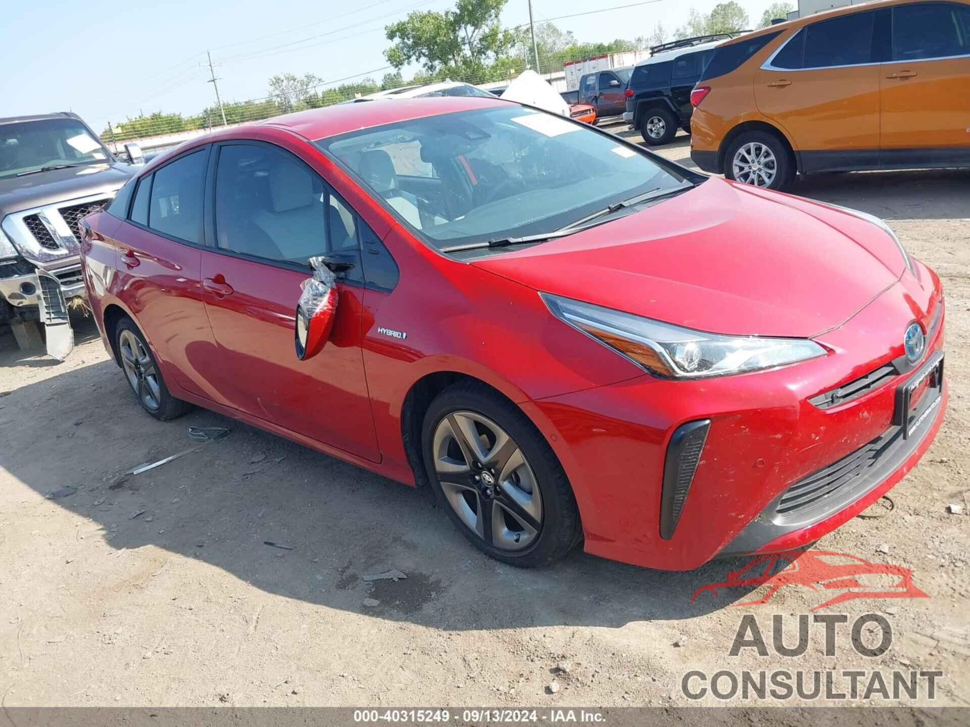 TOYOTA PRIUS 2019 - JTDKARFU8K3073980