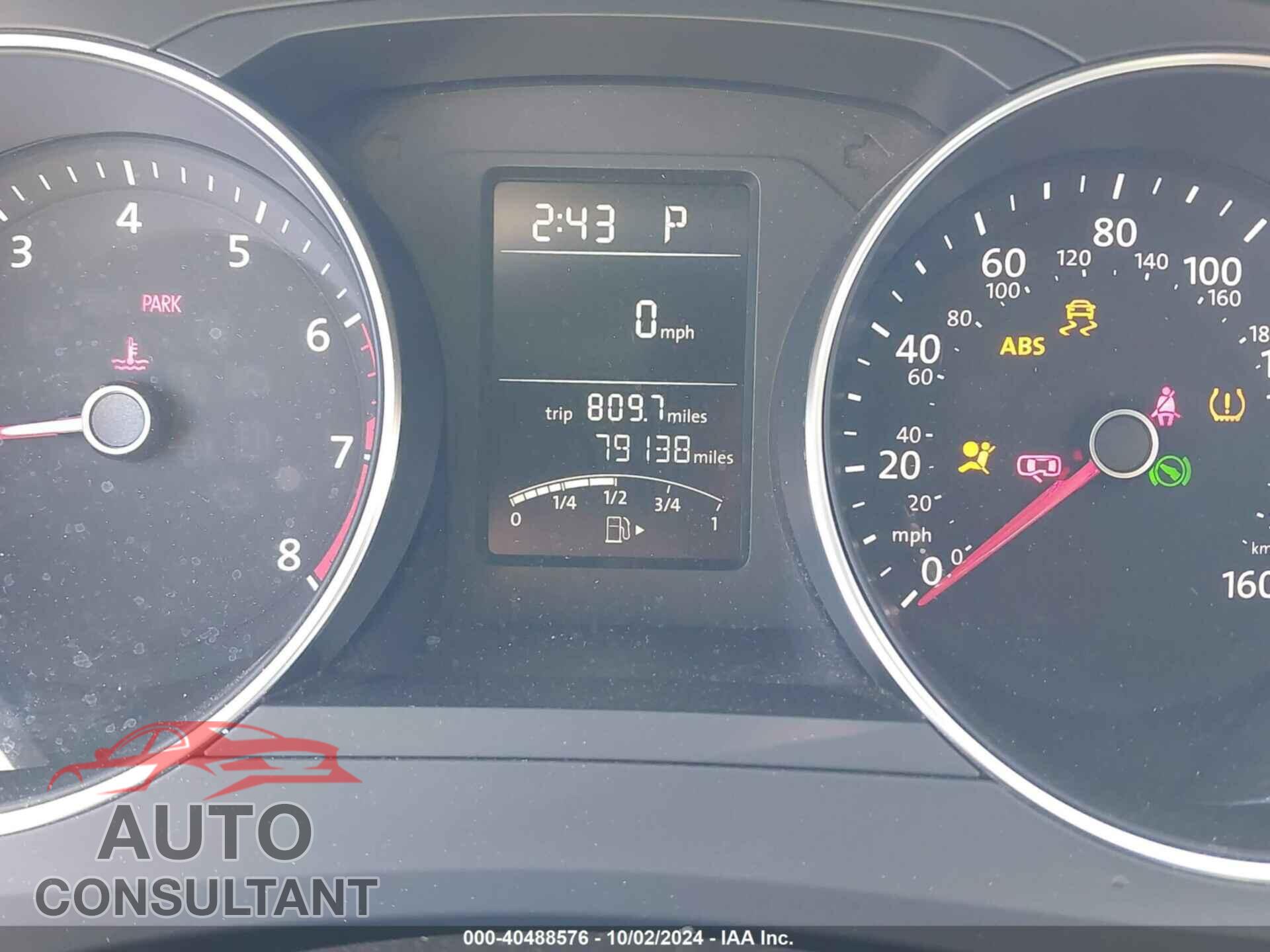 VOLKSWAGEN JETTA 2017 - 3VW2B7AJ5HM374726