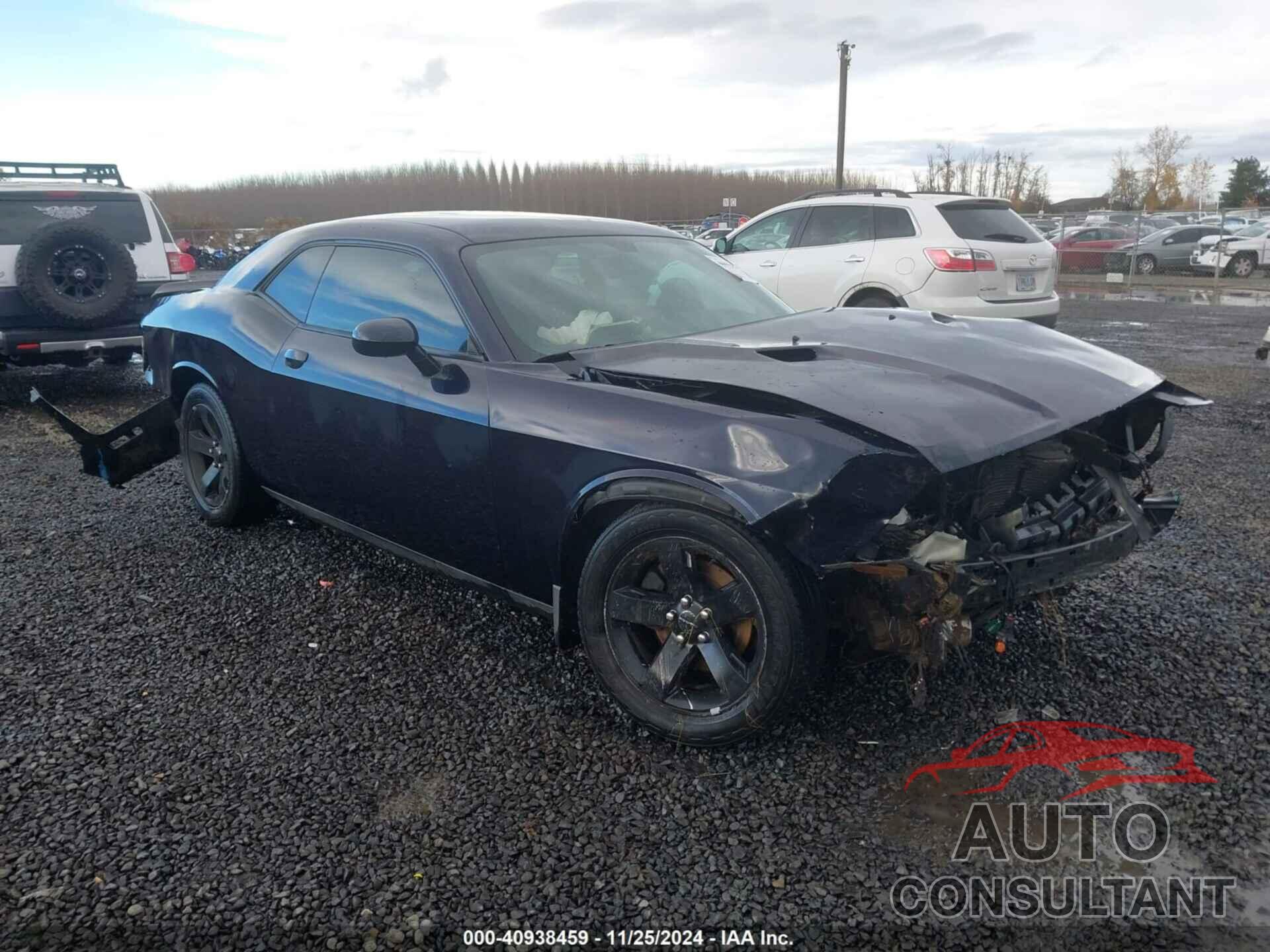 DODGE CHALLENGER 2012 - 2C3CDYAG3CH118222