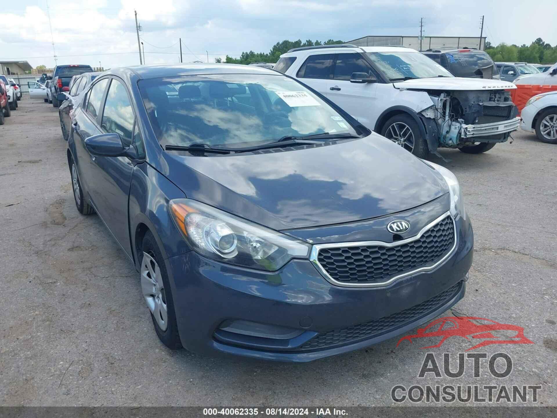 KIA FORTE 2016 - KNAFK4A62G5445445