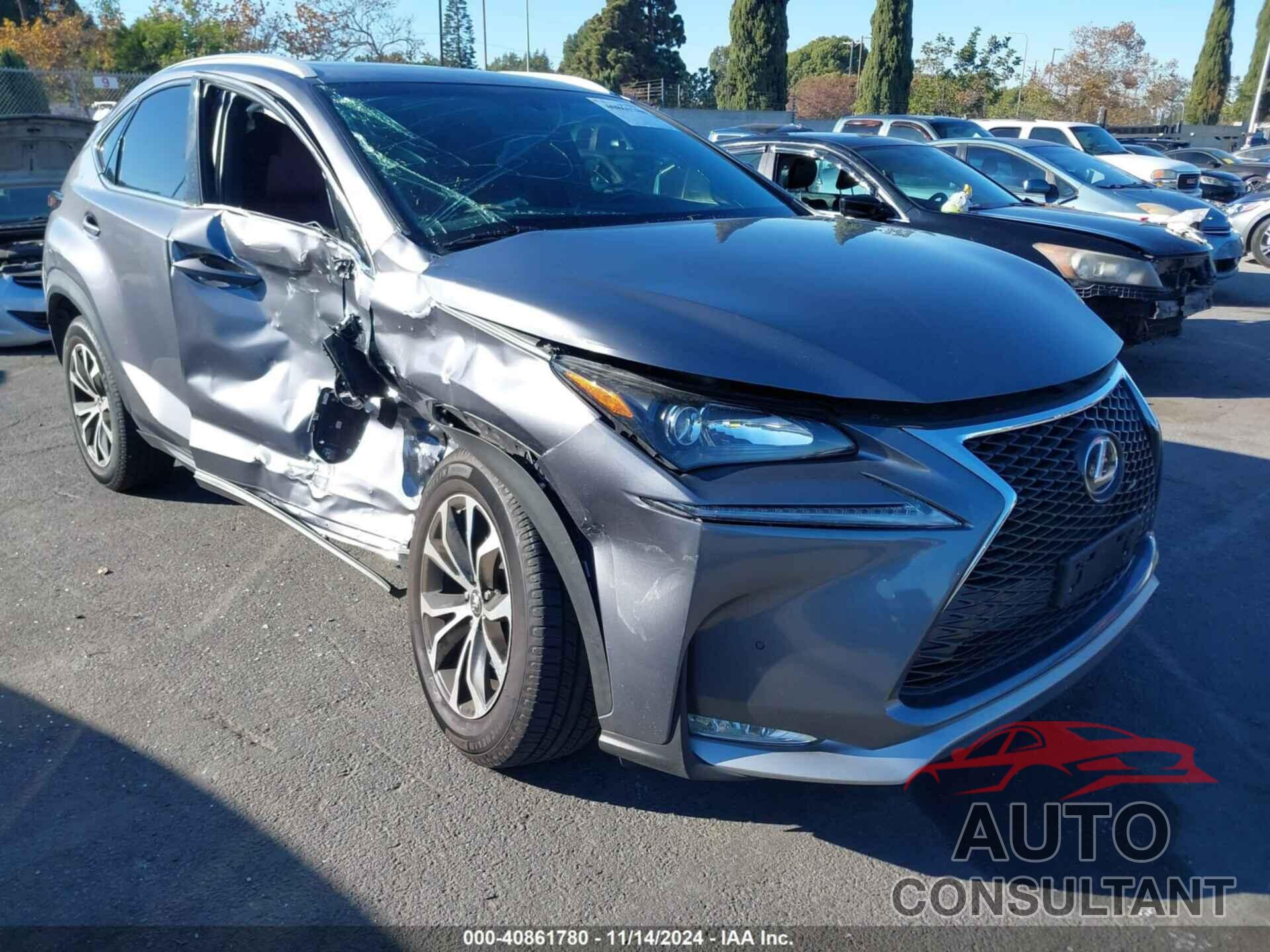 LEXUS NX 200T 2017 - JTJYARBZ4H2066029