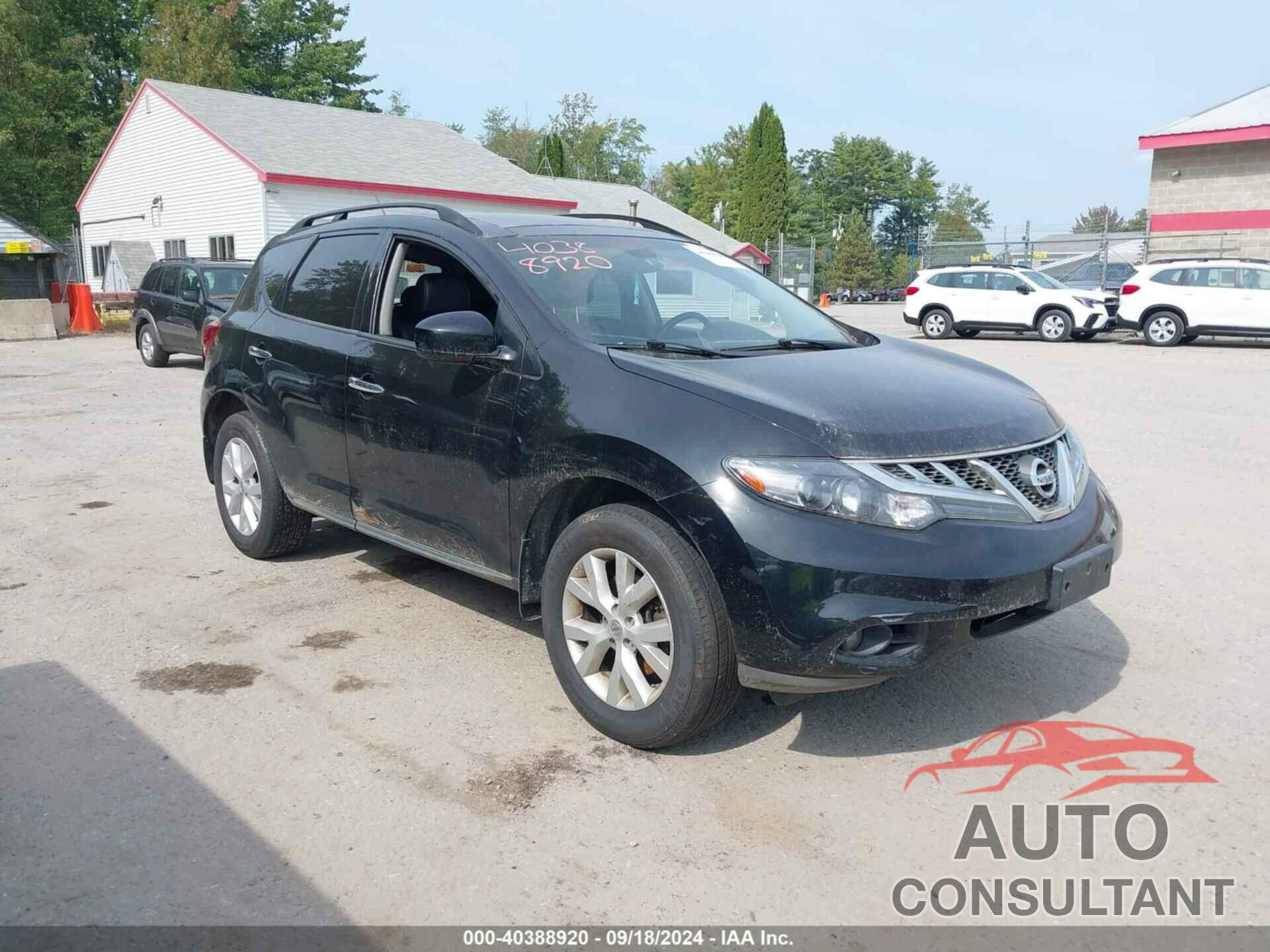 NISSAN MURANO 2012 - JN8AZ1MW1CW234703