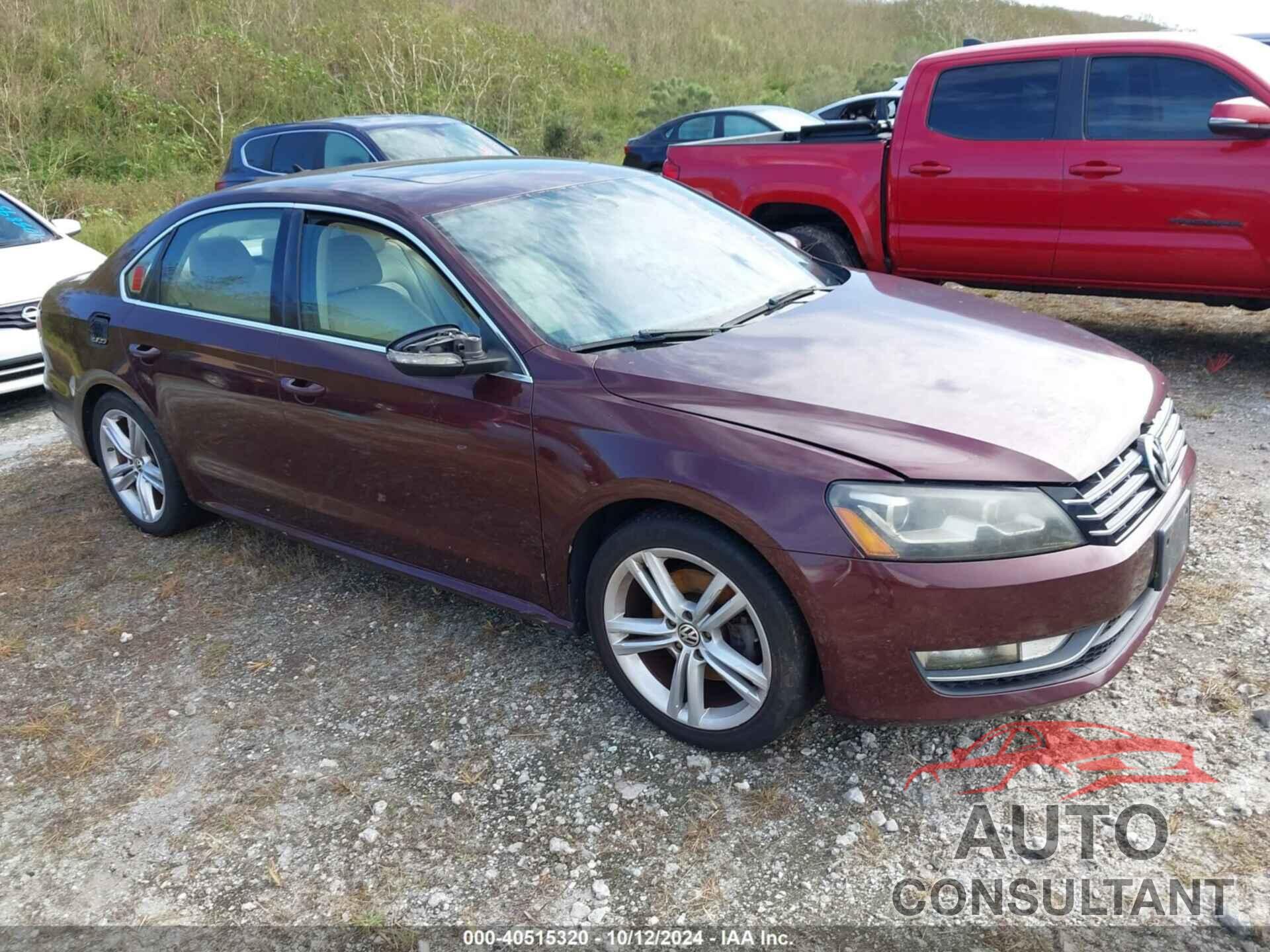 VOLKSWAGEN PASSAT 2012 - 1VWBM7A33CC101855