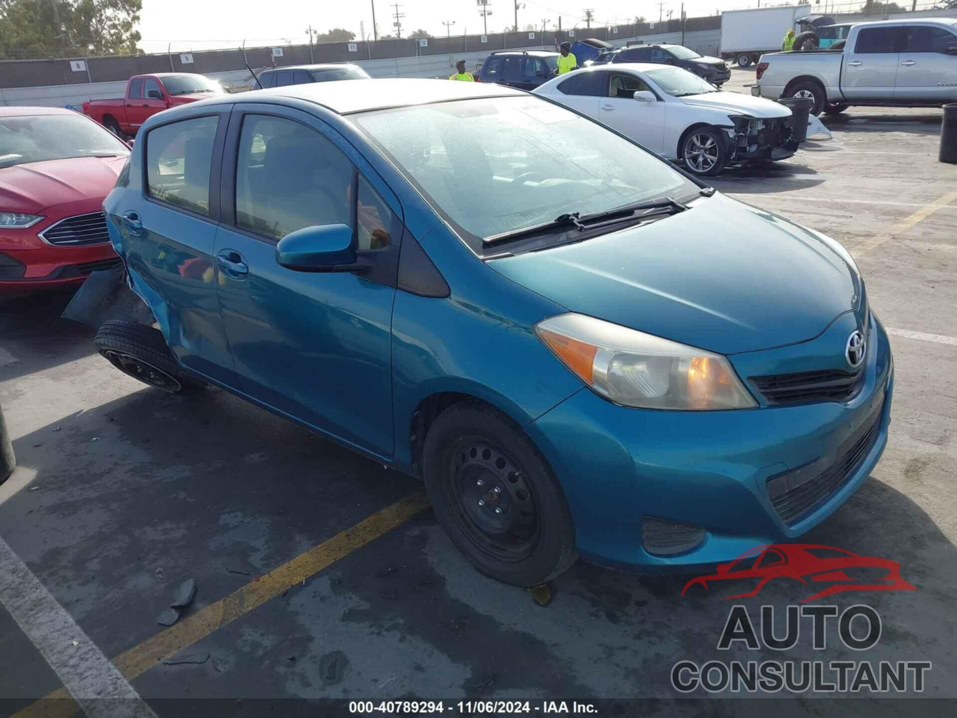TOYOTA YARIS 2013 - JTDKTUD33DD569029