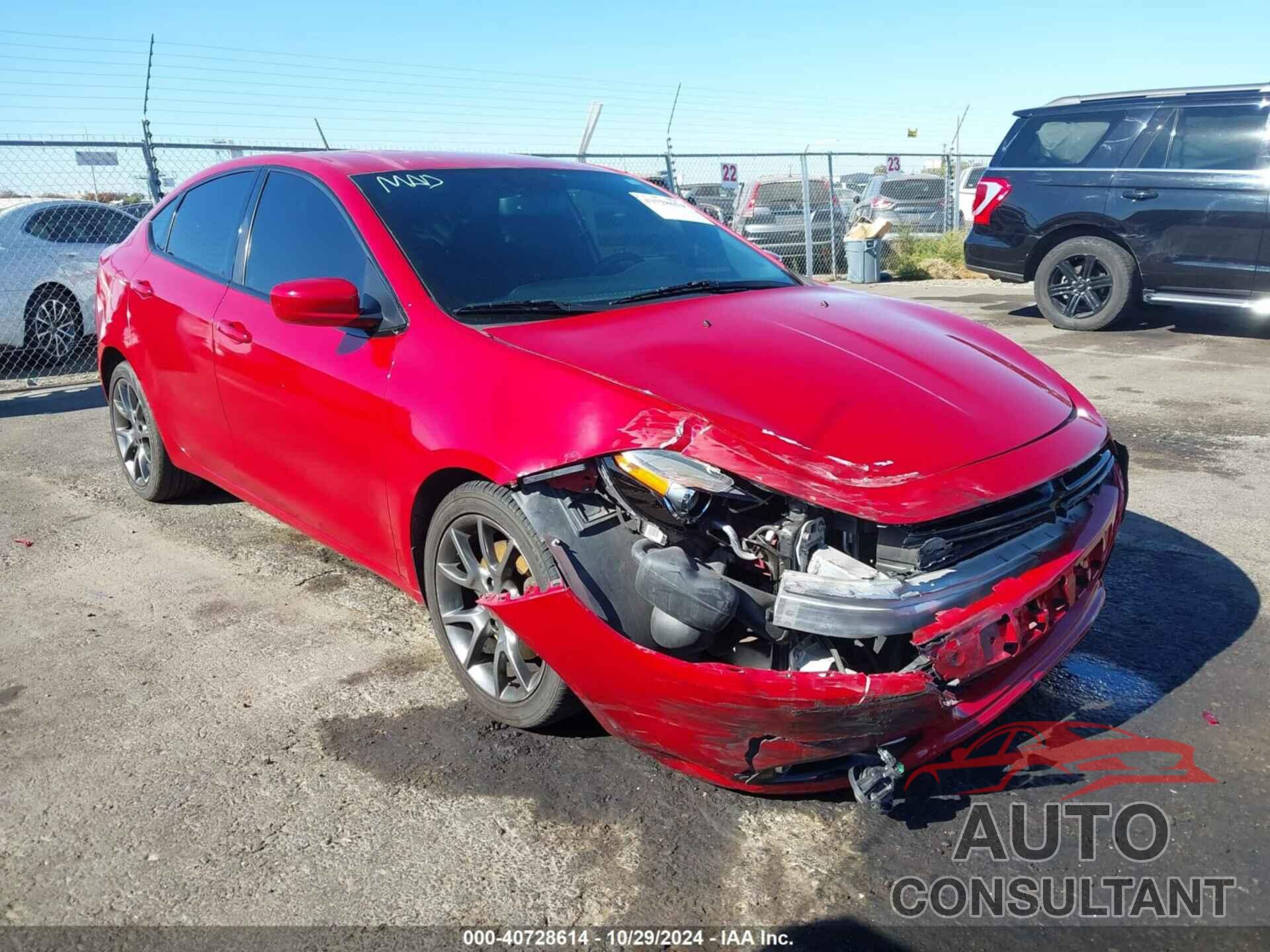 DODGE DART 2014 - 1C3CDFBB3ED926271
