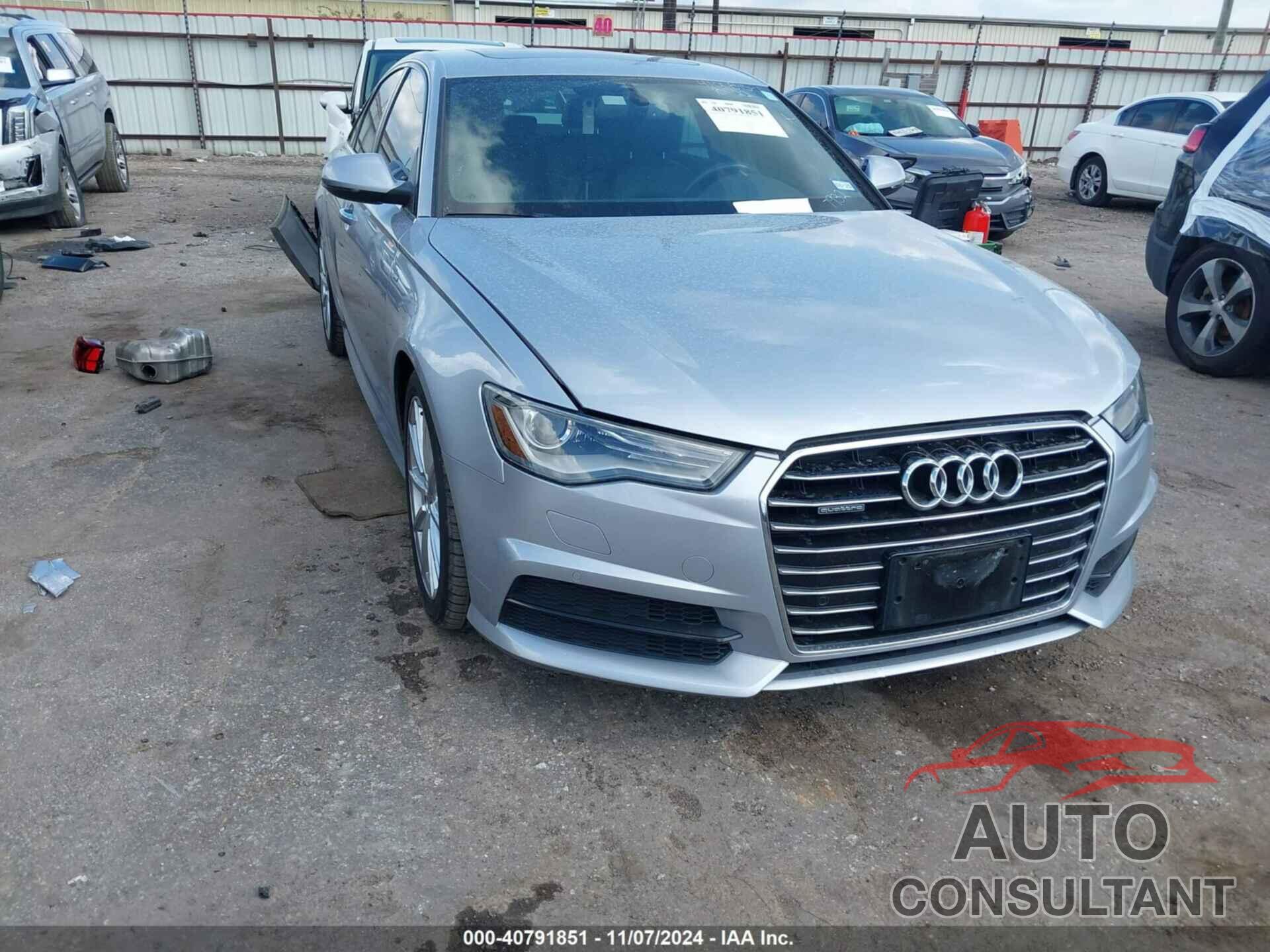 AUDI A6 2017 - WAUG8AFCXHN127932