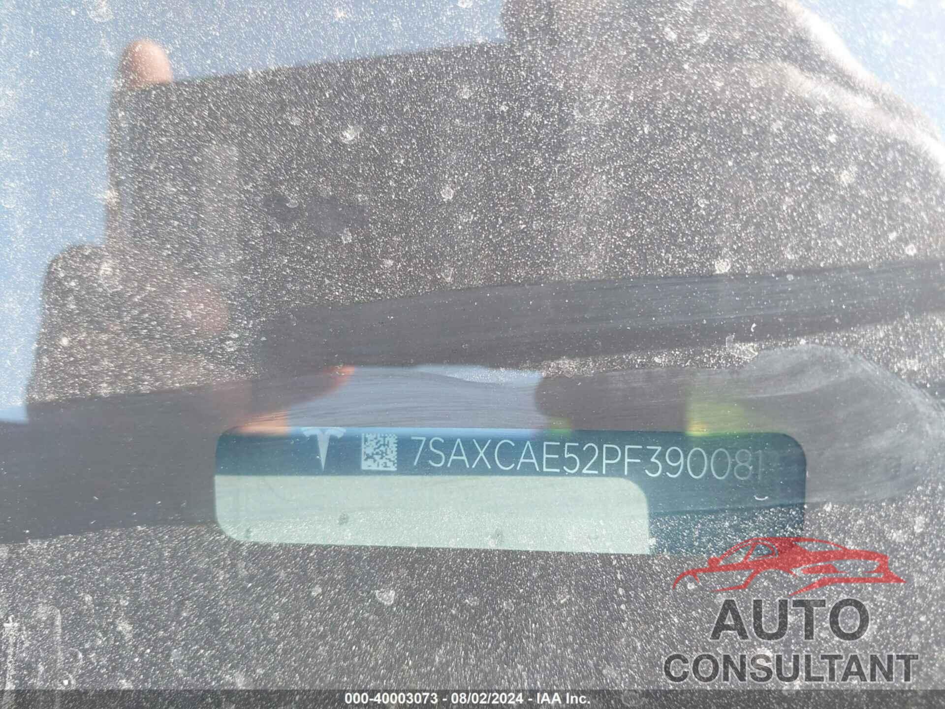 TESLA MODEL X 2023 - 7SAXCAE52PF390081