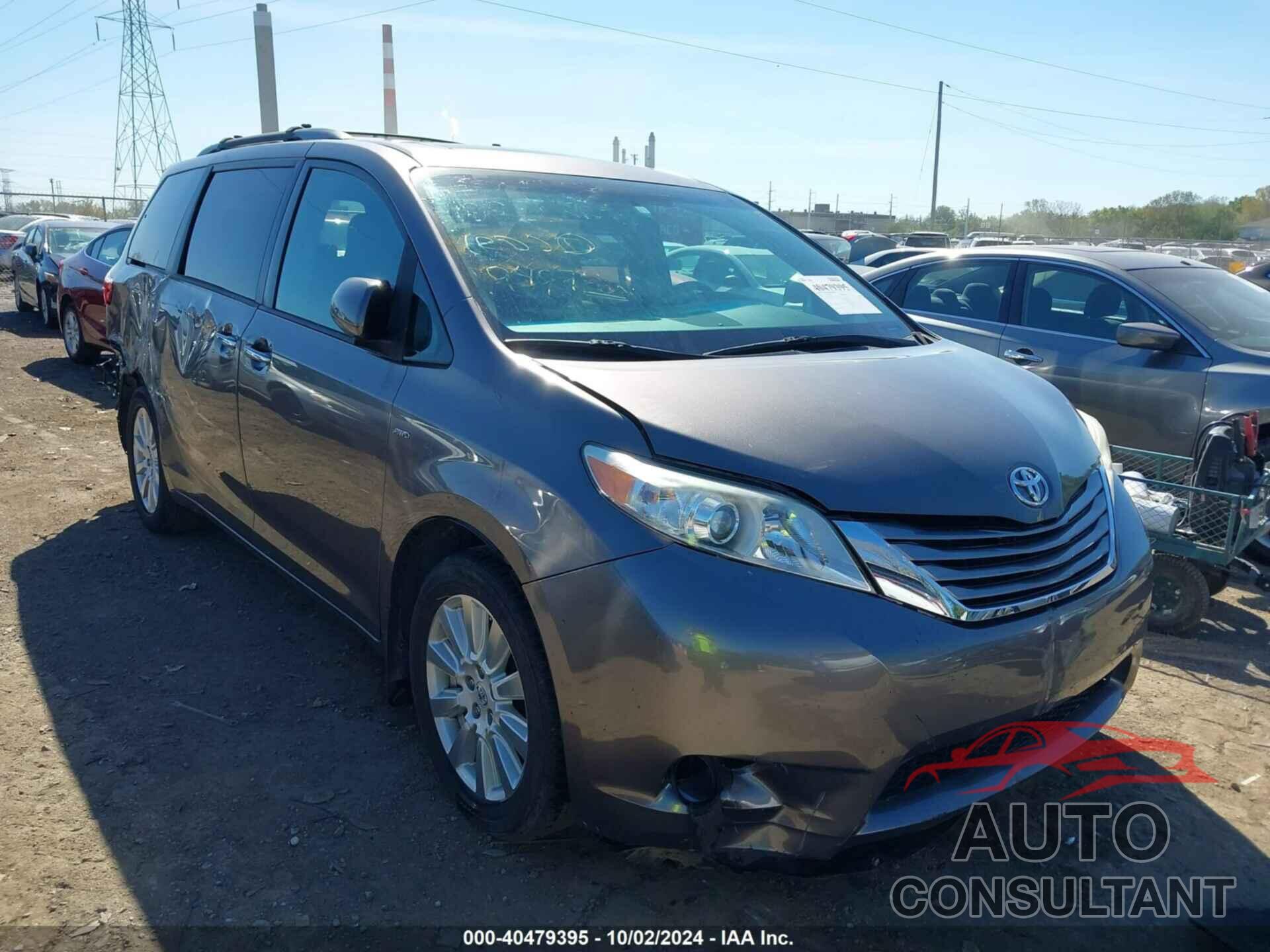 TOYOTA SIENNA 2017 - 5TDDZ3DC6HS147669